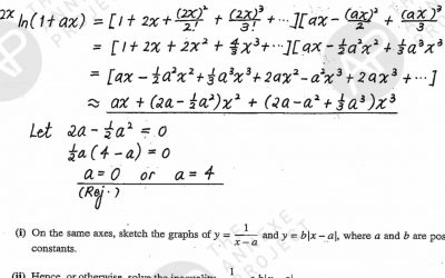 2017 GCE A LEVEL H2 MATHEMATICS PAPER 1 SOLUTIONS