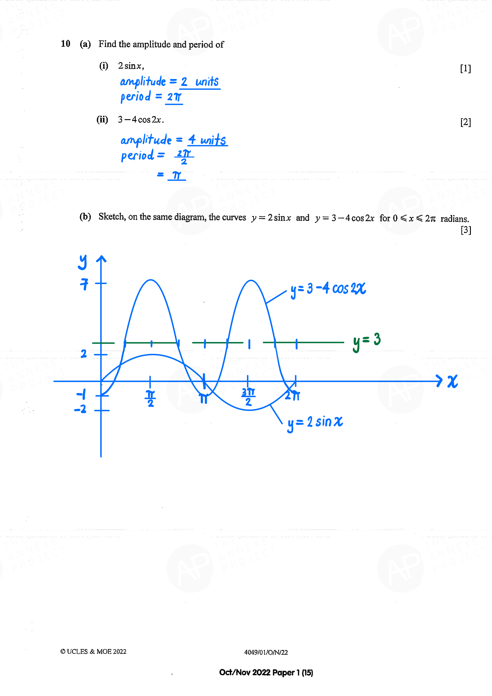 2022 O Level A Math Paper 1 Solutions page 15