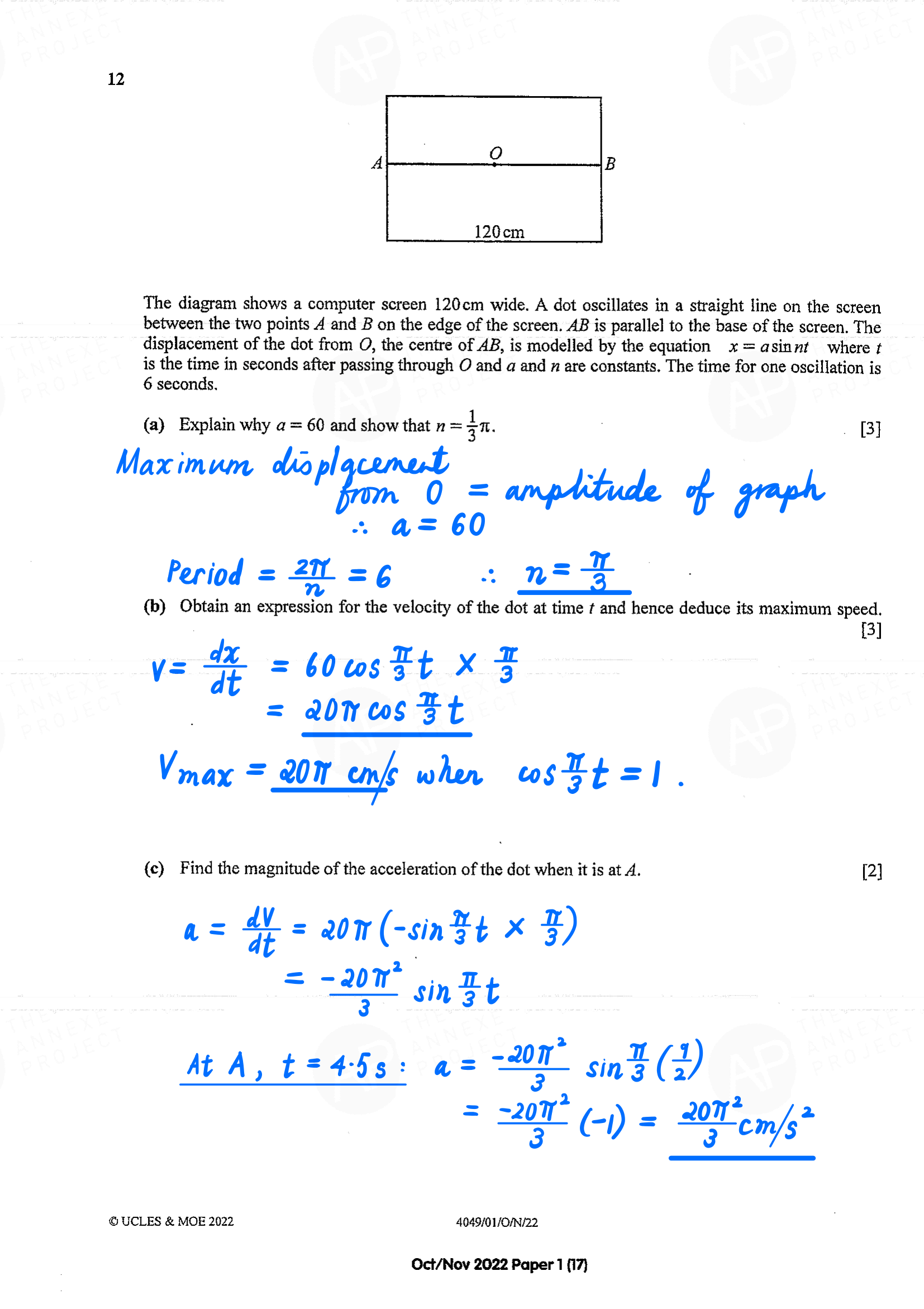 2022 O Level A Math Paper 1 Solutions page 17
