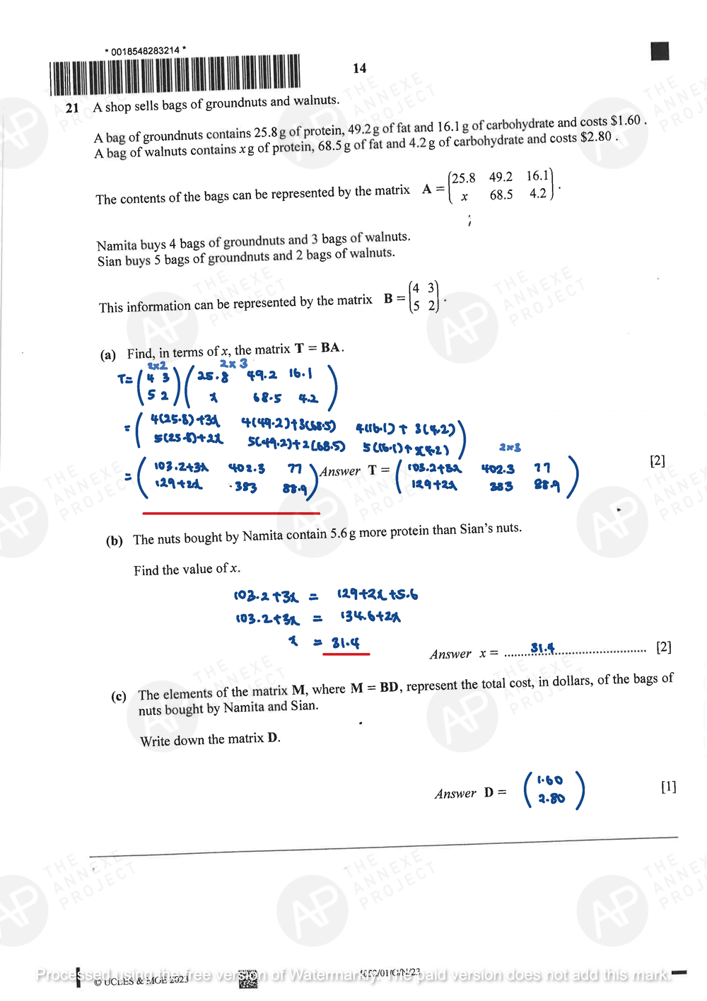 essay 1 question paper maths 2023