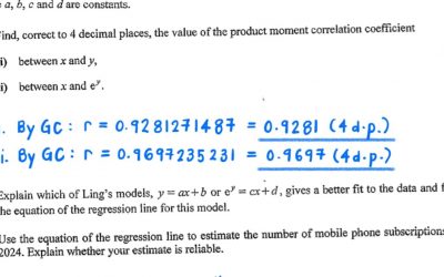 2023 GCE A LEVEL H2 MATHEMATICS PAPER 2 SOLUTION