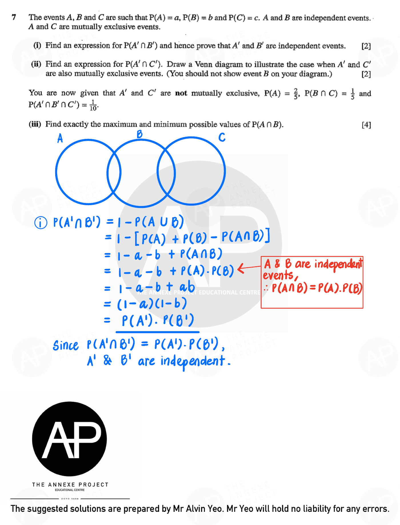 2018 A Level H2 Mathematics Paper 2 page 14 fs8