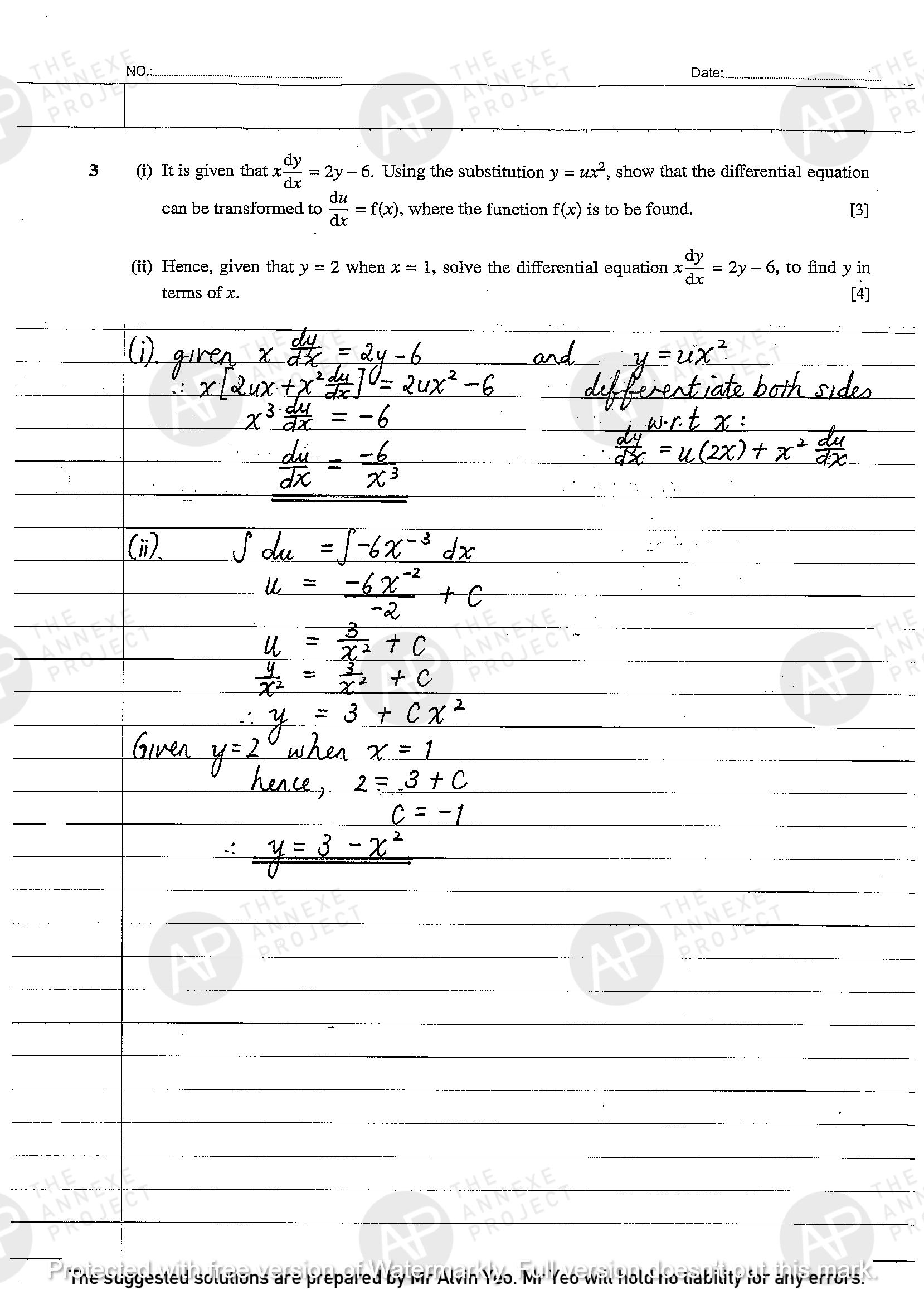2018 A level H2 Mathematics Paper 1 Page 04