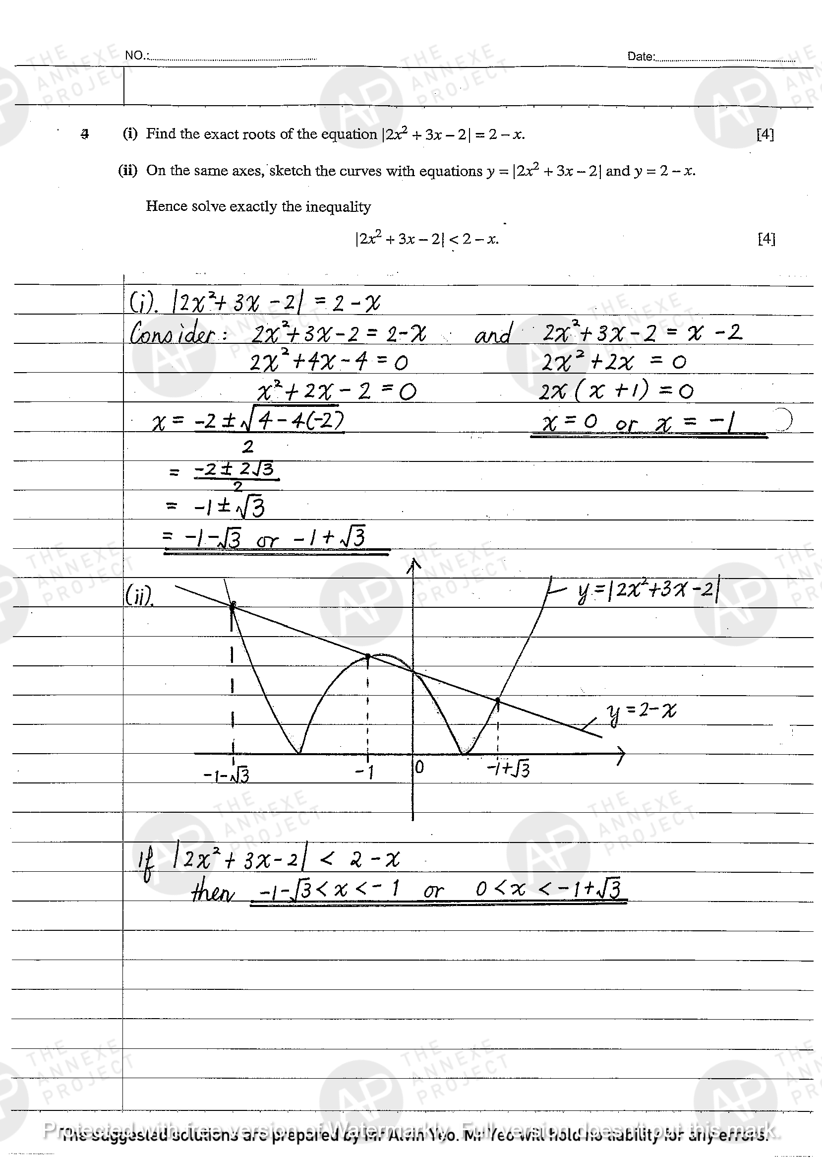 2018 A level H2 Mathematics Paper 1 Page 05