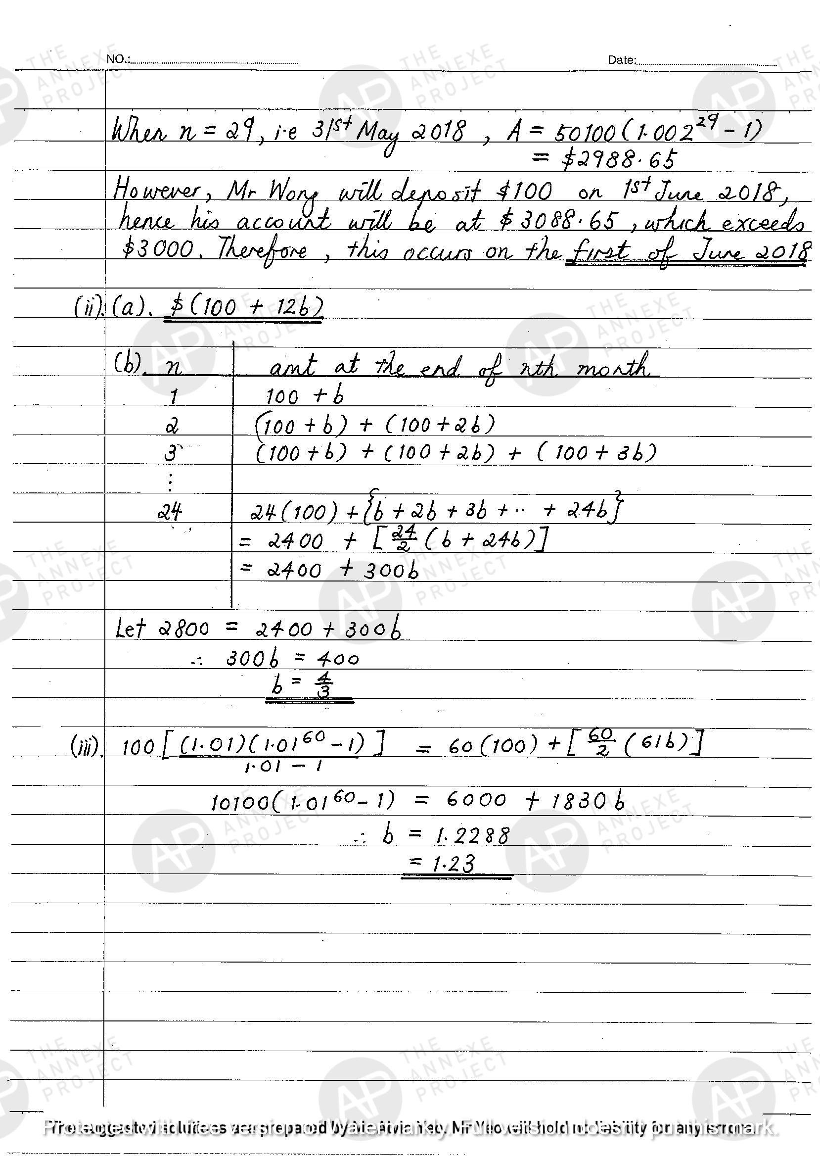 2018 A level H2 Mathematics Paper 1 Page 15