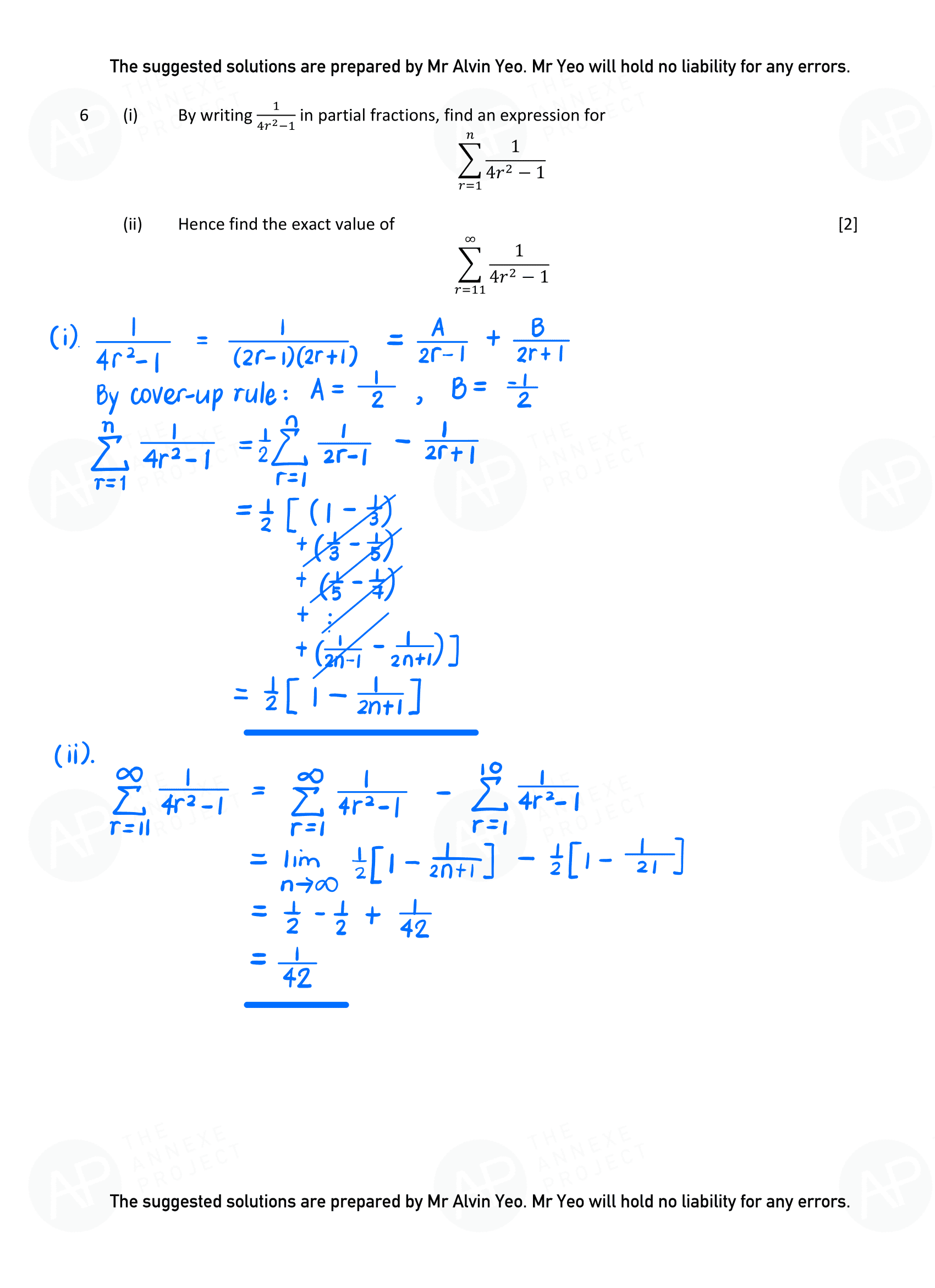 2019 A level H2 Mathematics Paper 1 06 fs8