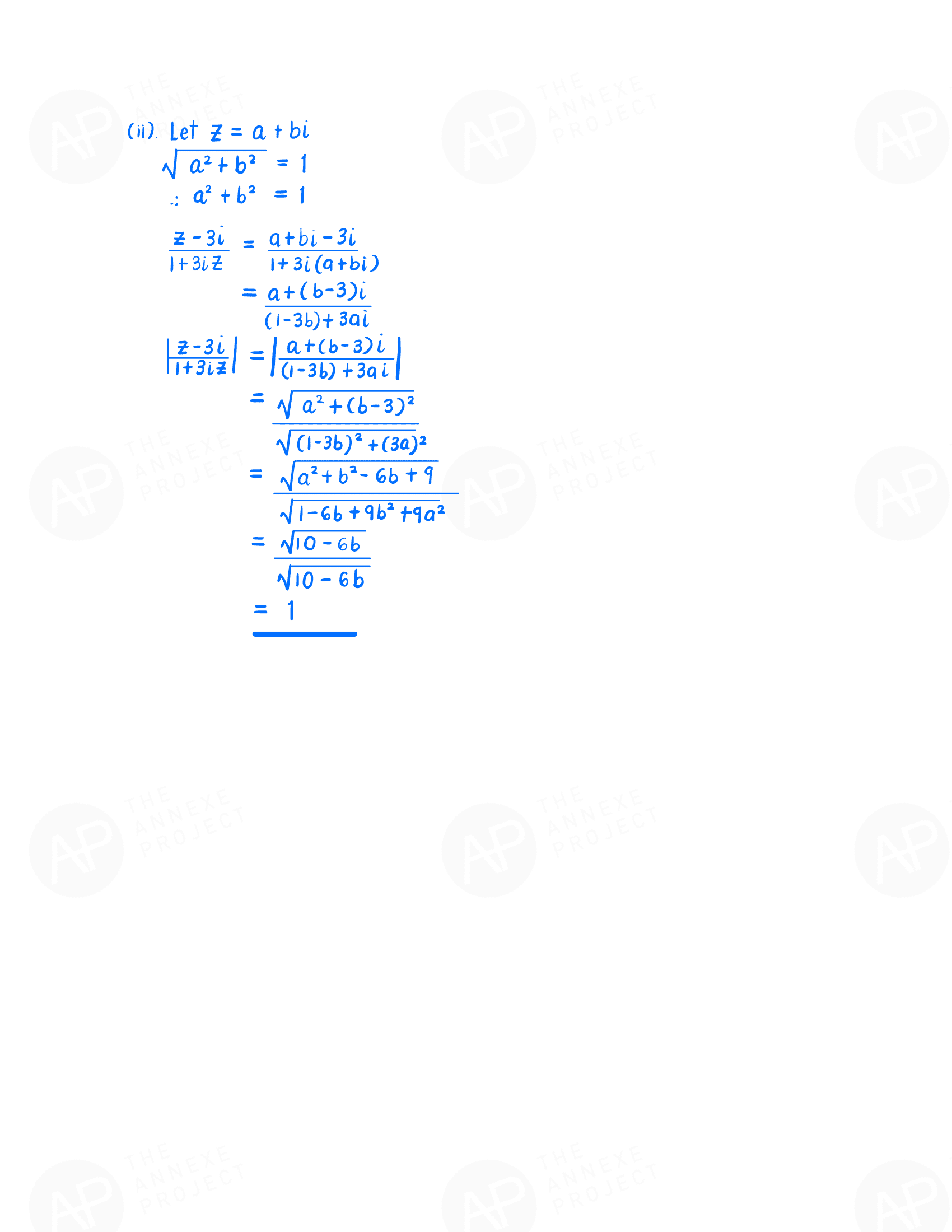 2019 A level H2 Mathematics Paper 1 10 fs8