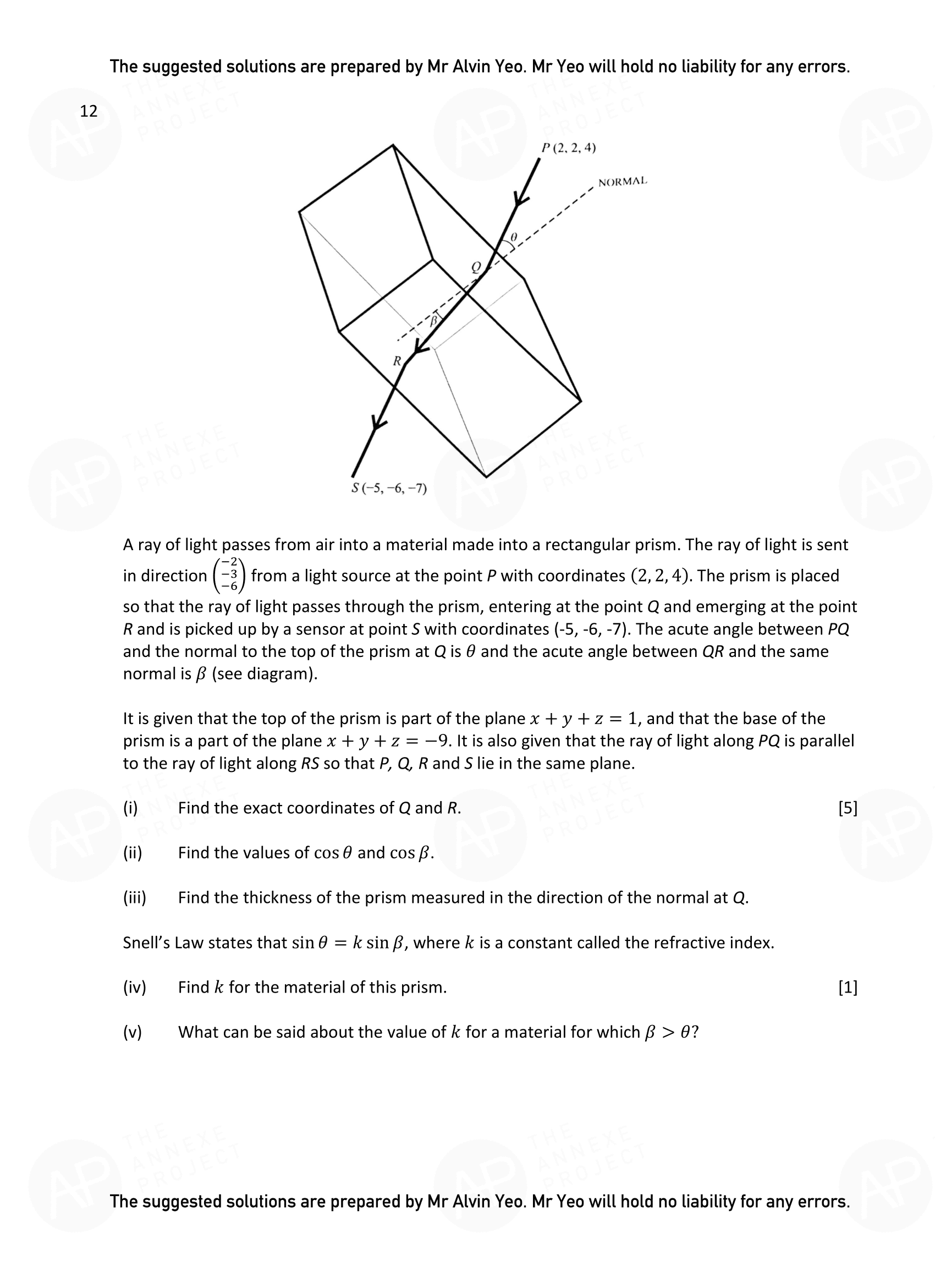 2019 A level H2 Mathematics Paper 1 15 fs8