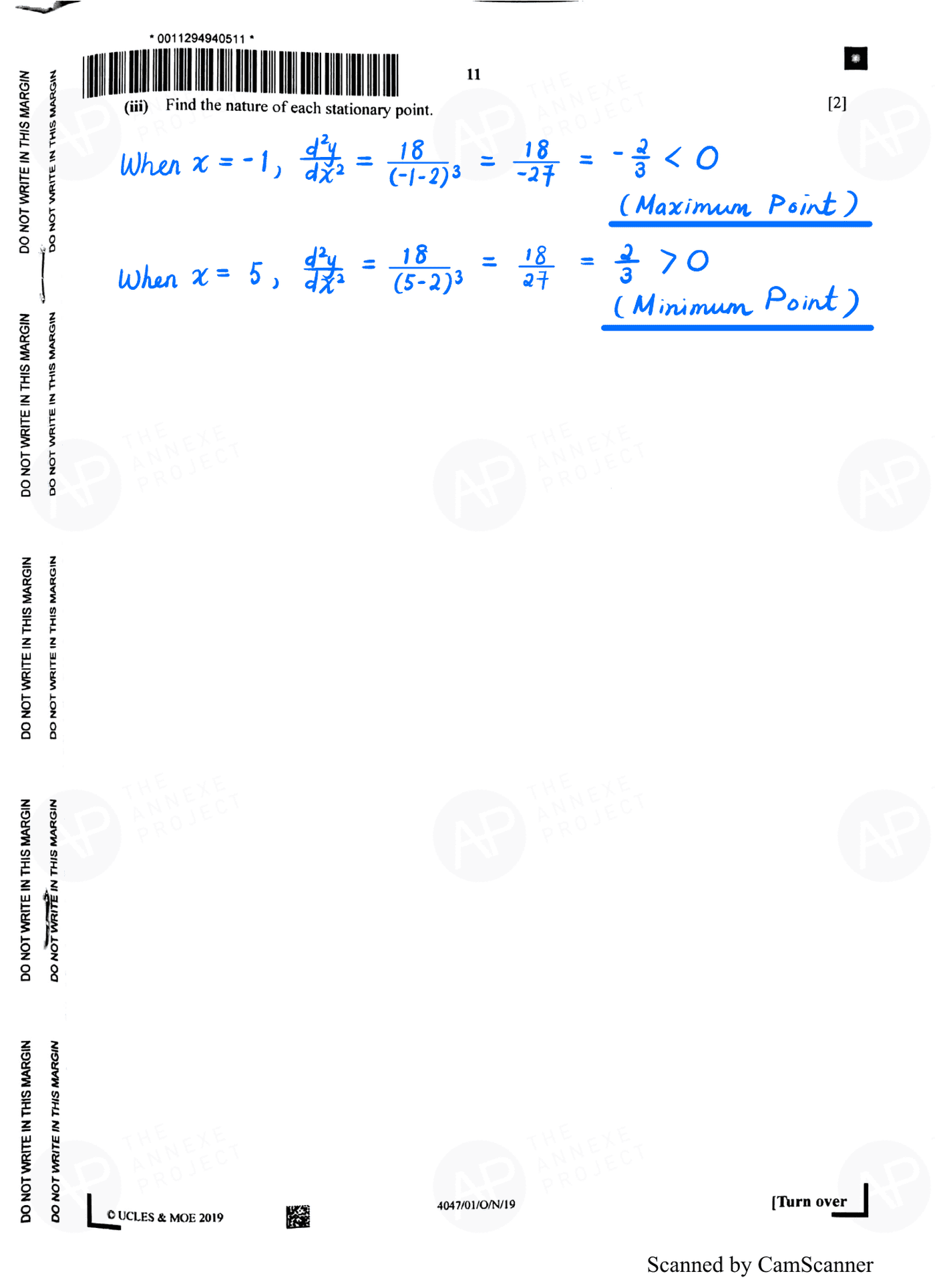 2019 O Level A Math Paper 1 Solution page 09 fs8
