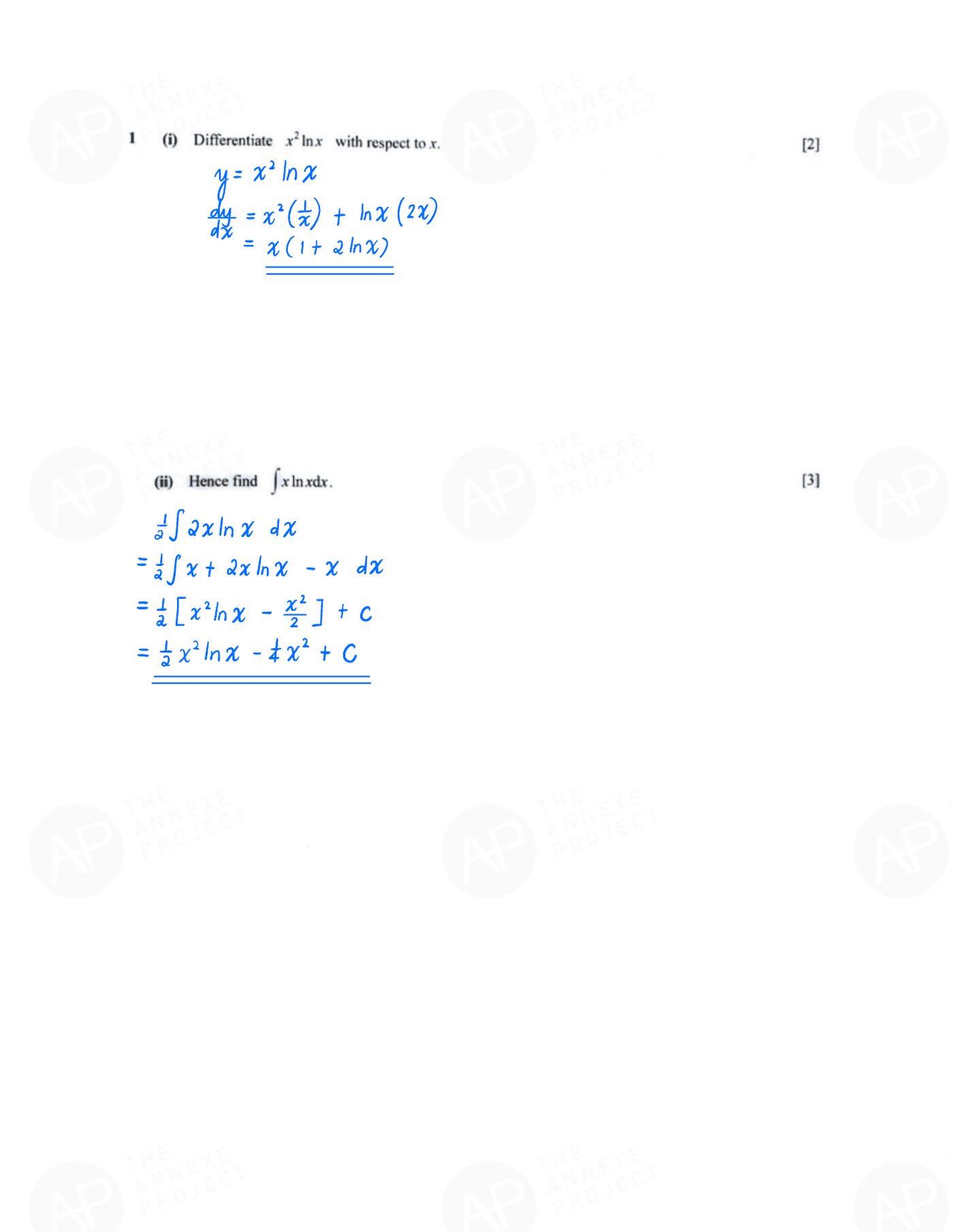 2019 O Level A Math Paper 2 Solution page 01 fs8