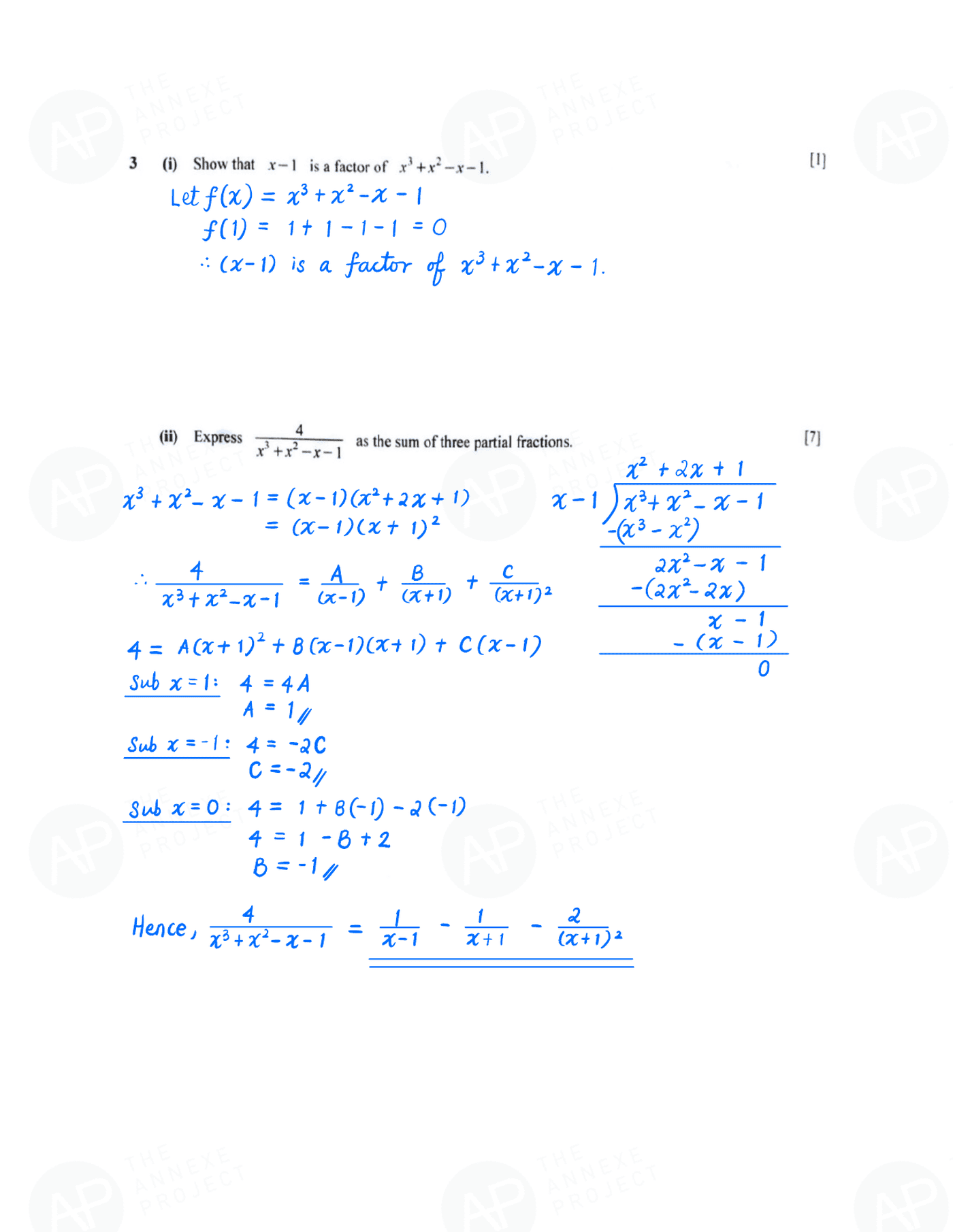 2019 O Level A Math Paper 2 Solution page 04 fs8