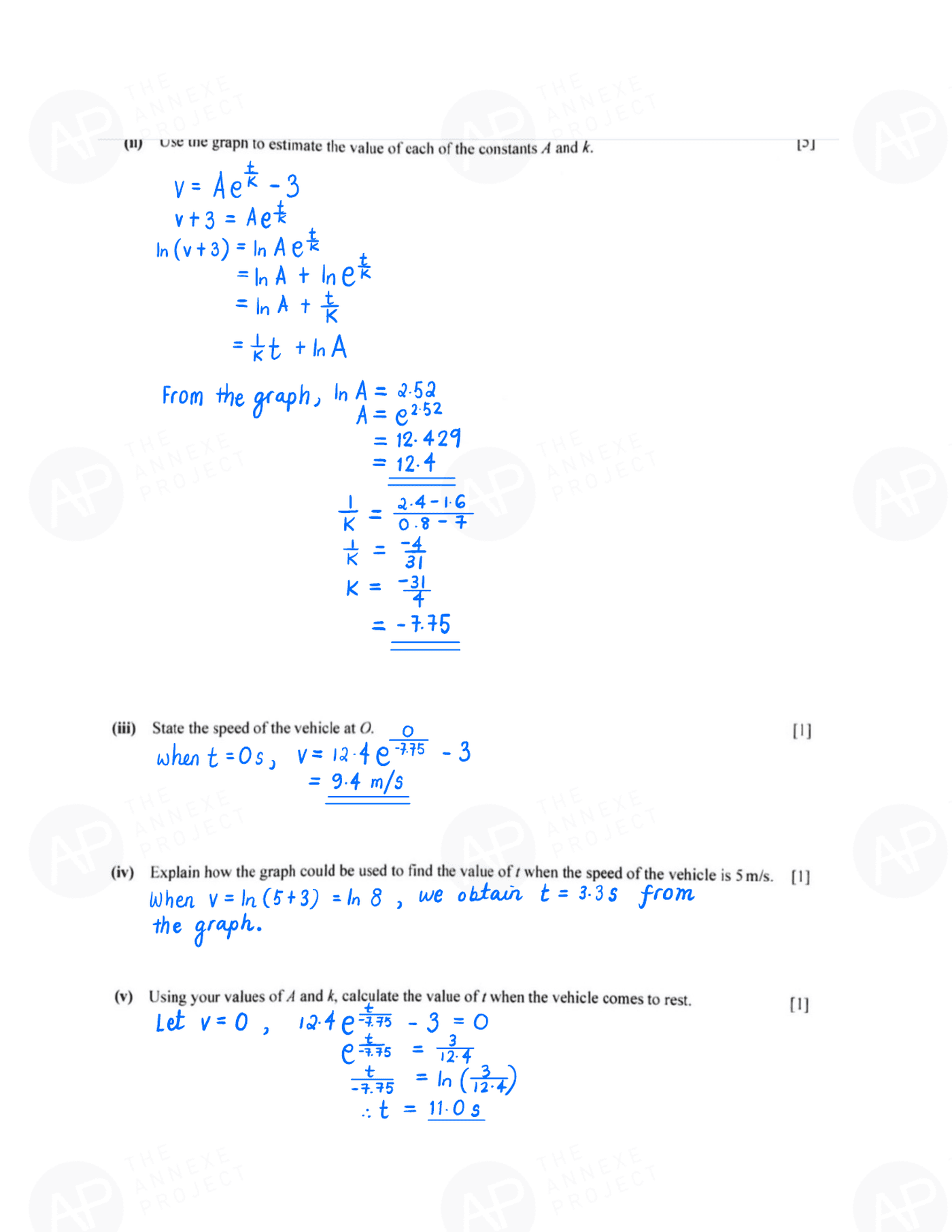2019 O Level A Math Paper 2 Solution page 11 fs8
