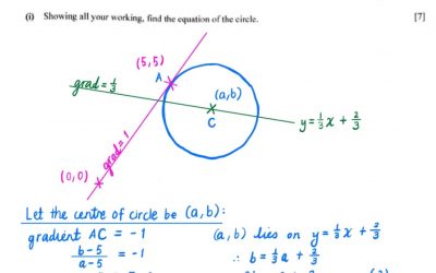 2019 GCE O LEVEL A MATHEMATICS PAPER 2 SOLUTION