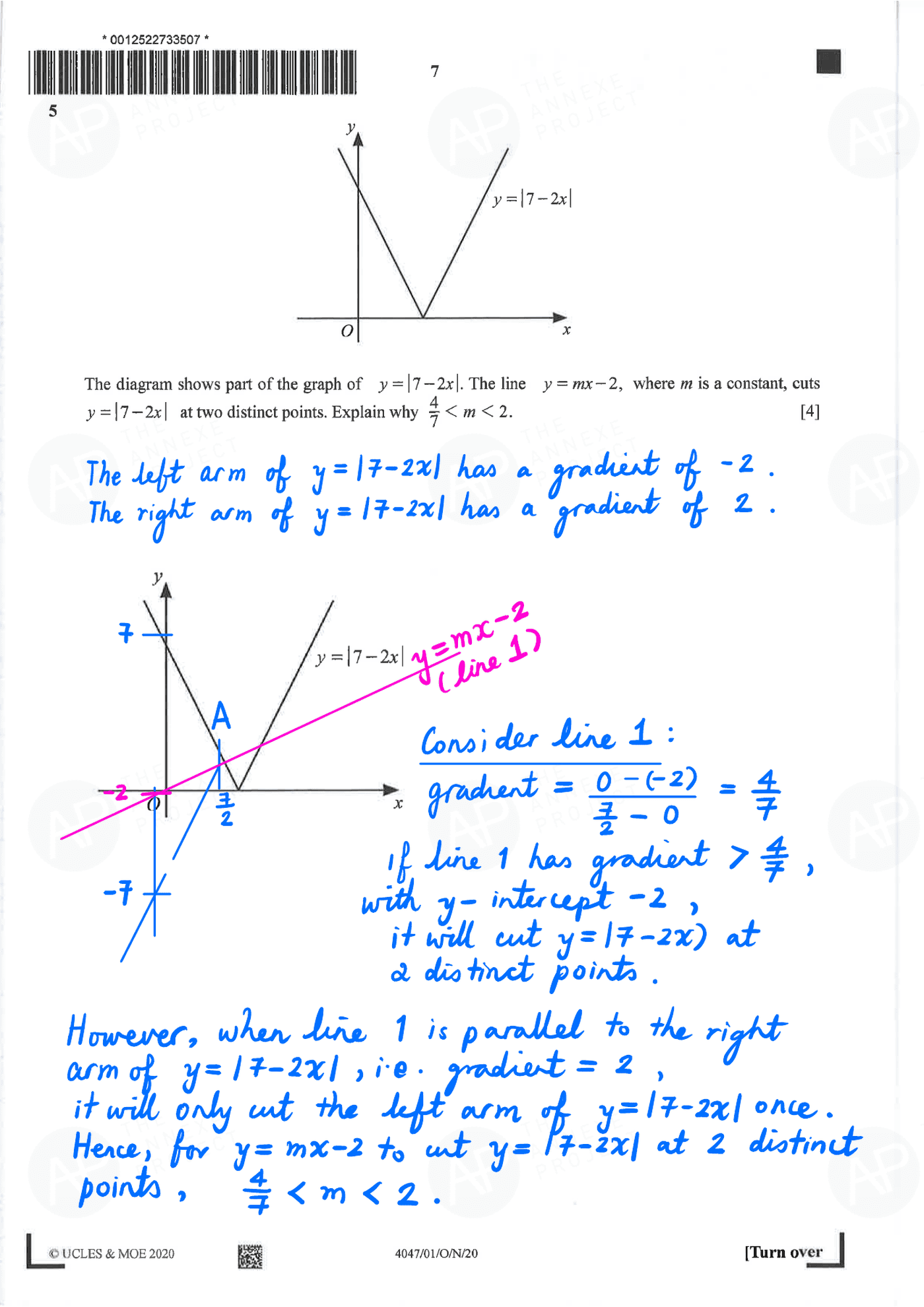 2020 O Level A Math Paper 1 page 07 fs8