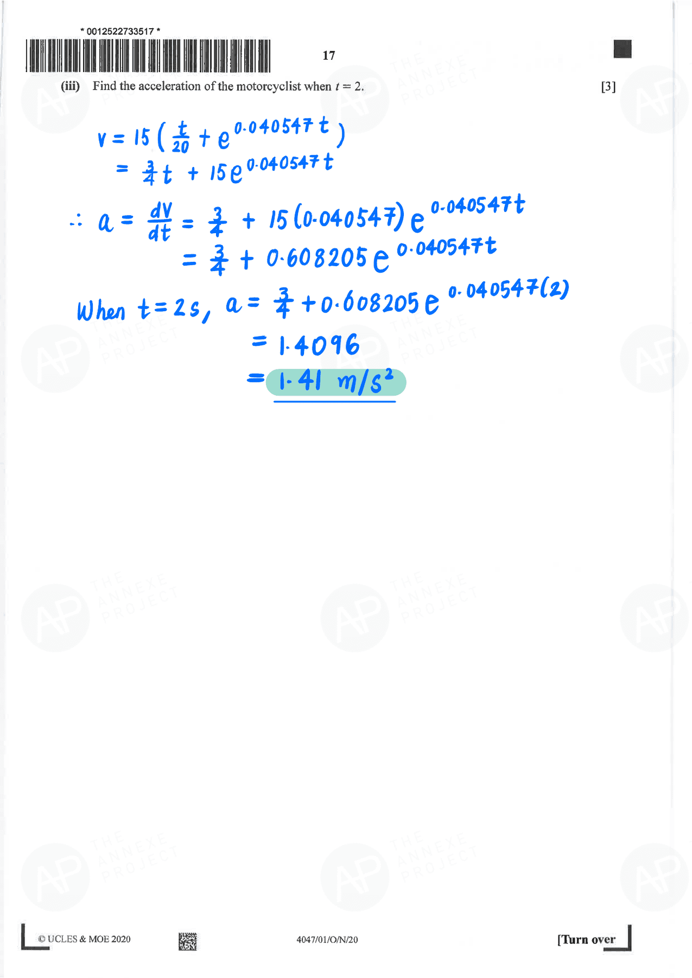 2020 O Level A Math Paper 1 page 18 fs8