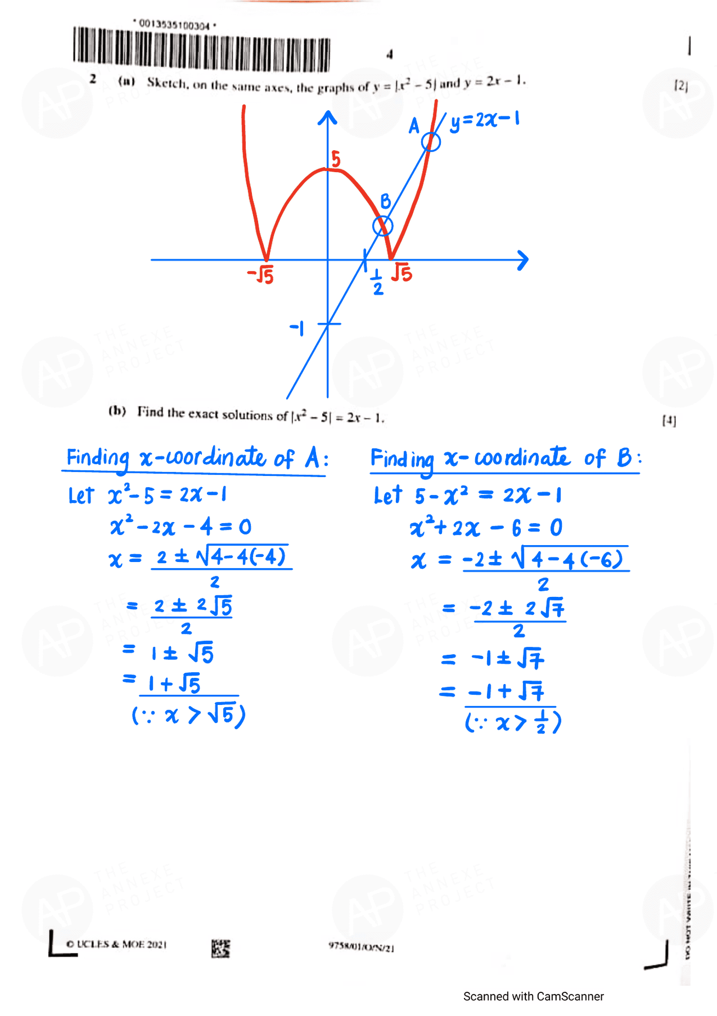 2021 A level H2 Mathematics Paper 1 page 02 fs8