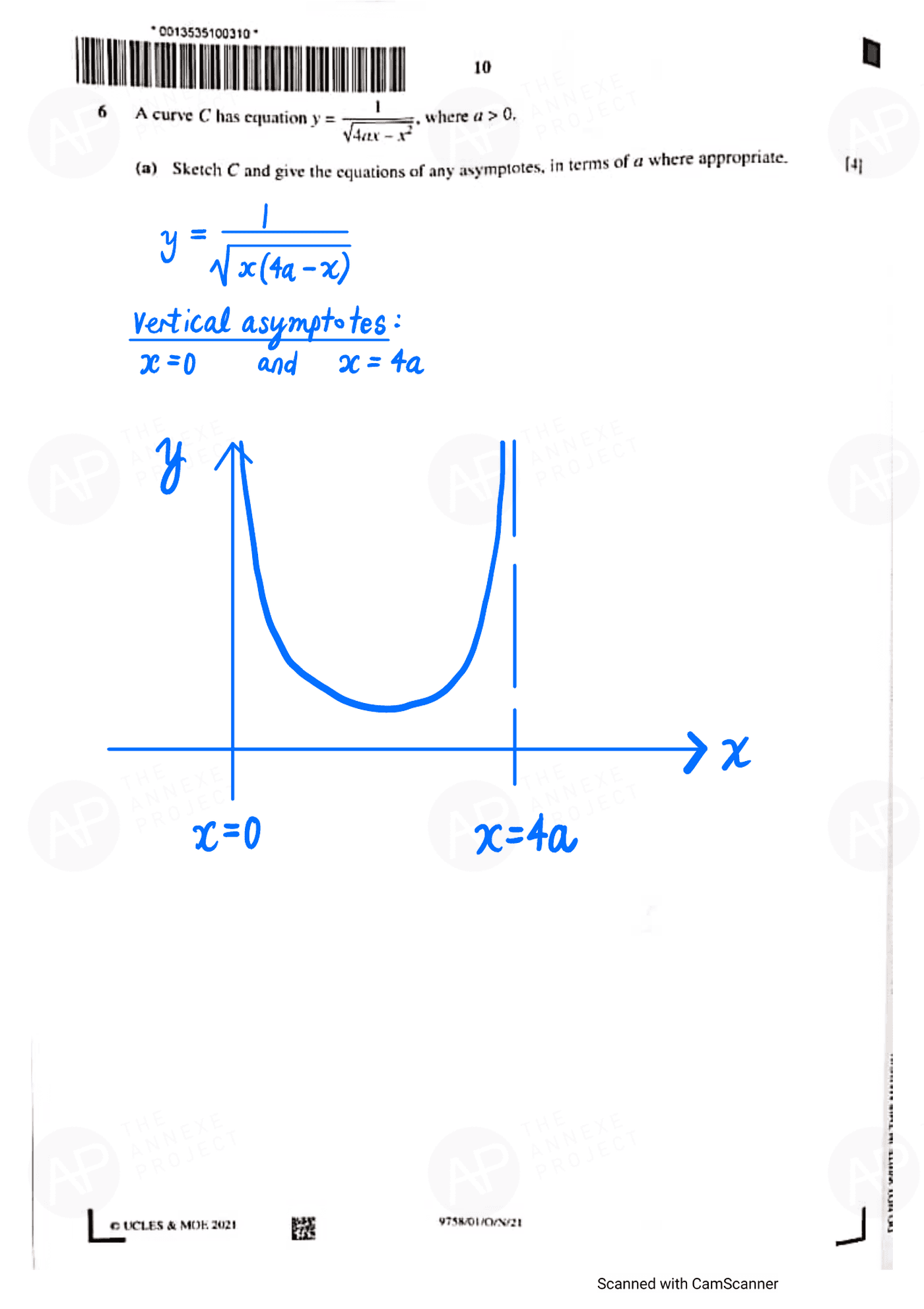 2021 A level H2 Mathematics Paper 1 page 08 fs8
