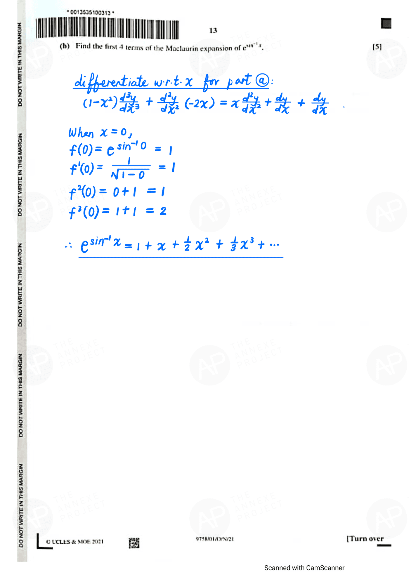 2021 A level H2 Mathematics Paper 1 page 11 fs8