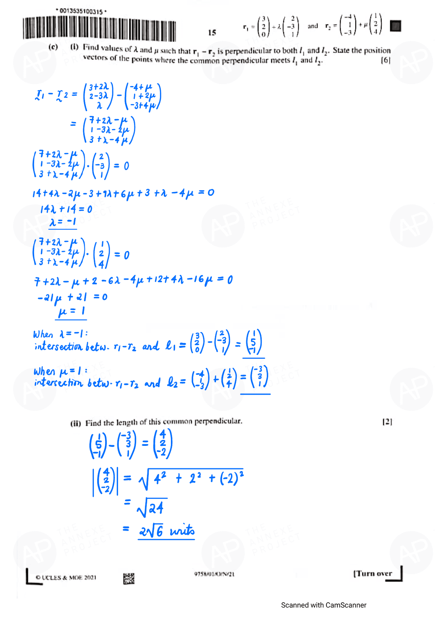 2021 A level H2 Mathematics Paper 1 page 13 fs8