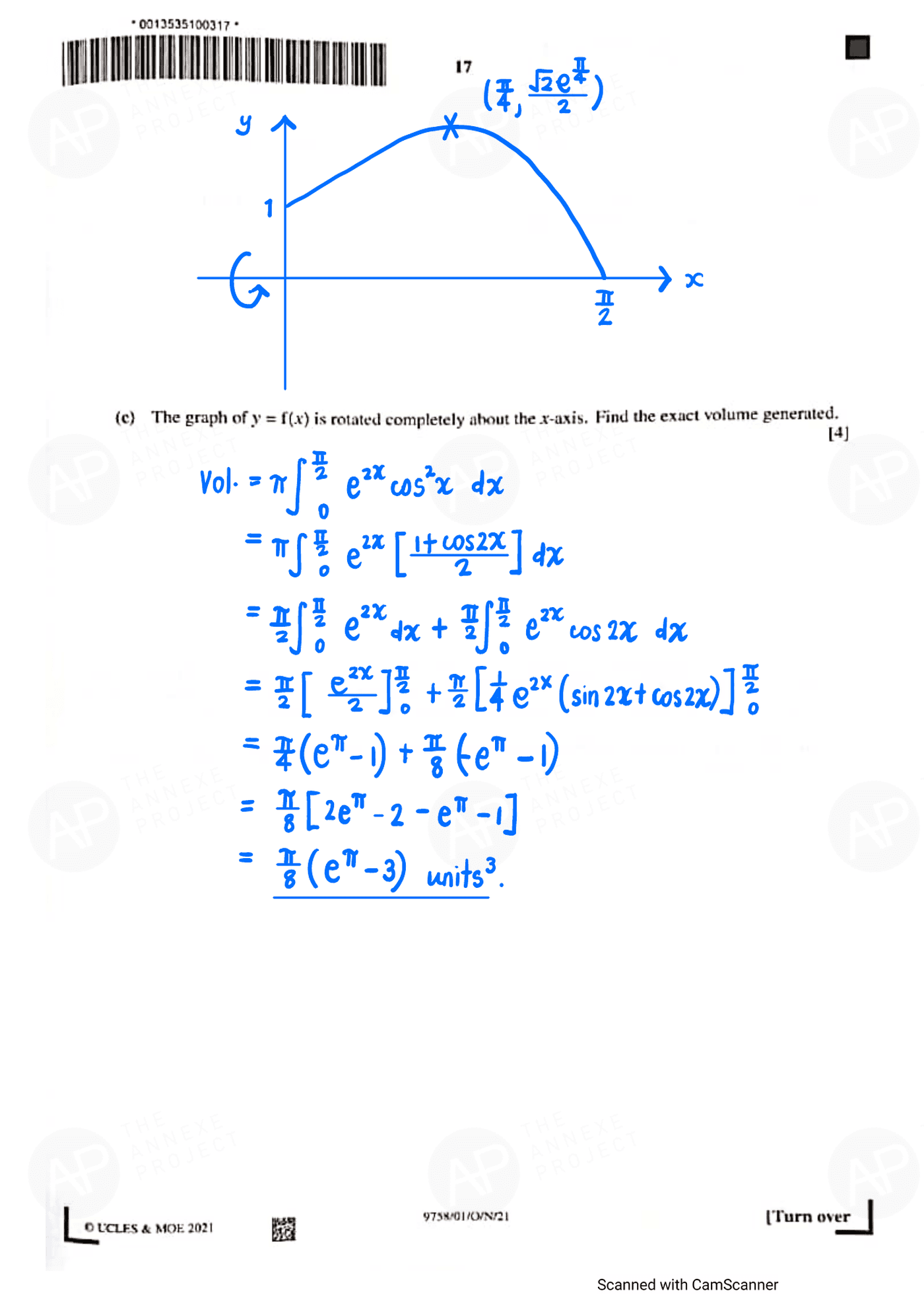 2021 A level H2 Mathematics Paper 1 page 15 fs8