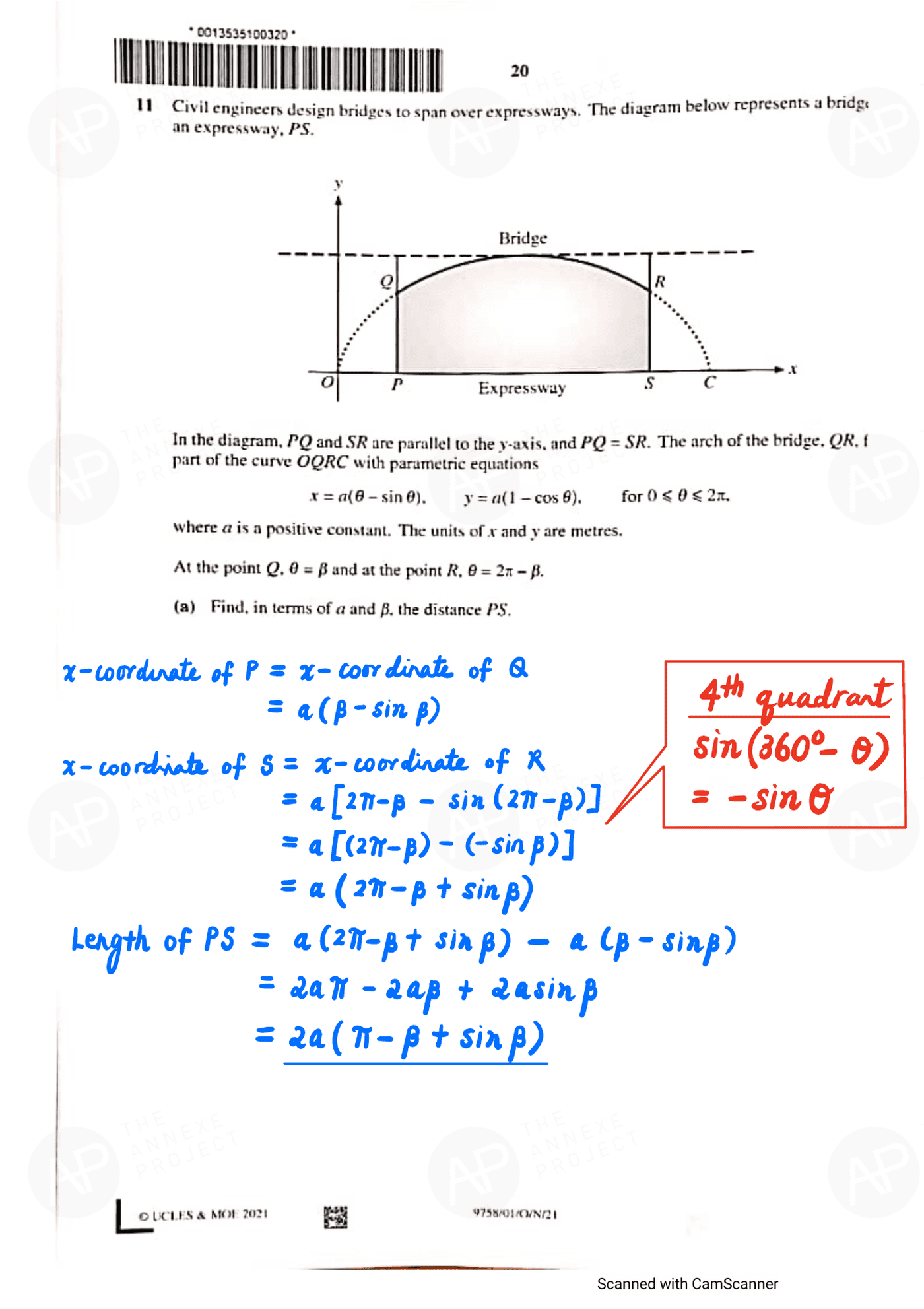 2021 A level H2 Mathematics Paper 1 page 18 fs8