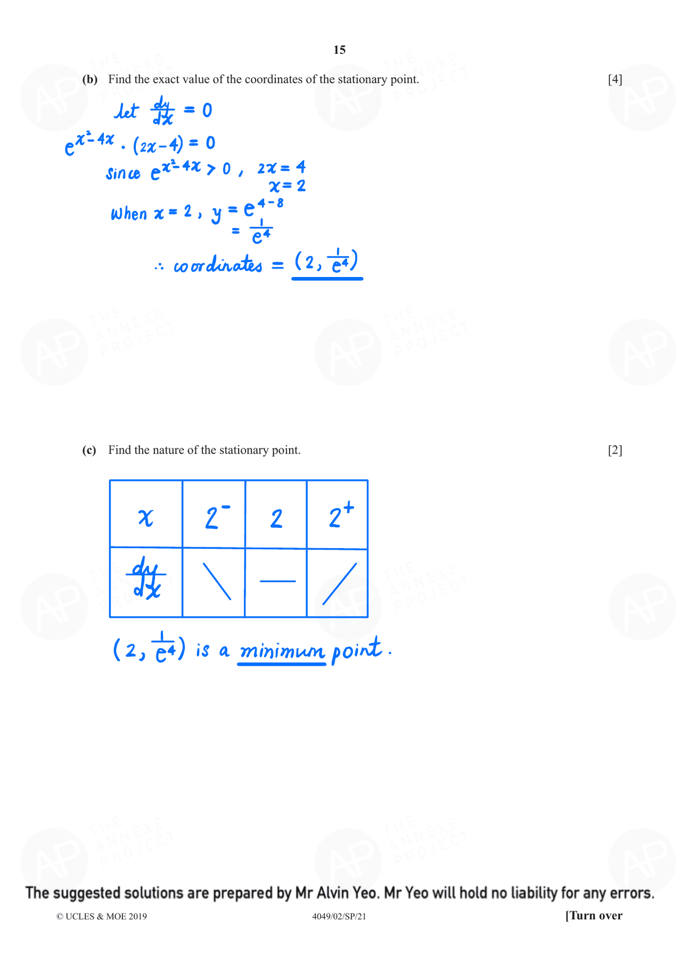 2021 O Level Additional Mathematics Specimen Paper 2 page 15 fs8