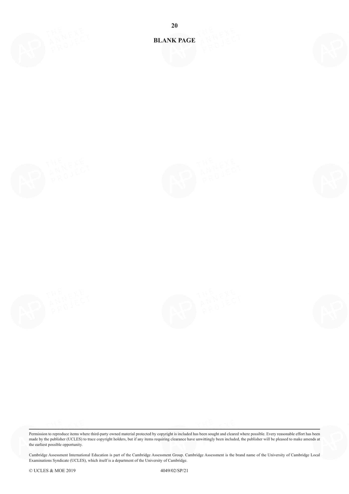 2021 O Level Additional Mathematics Specimen Paper 2 page 20 fs8