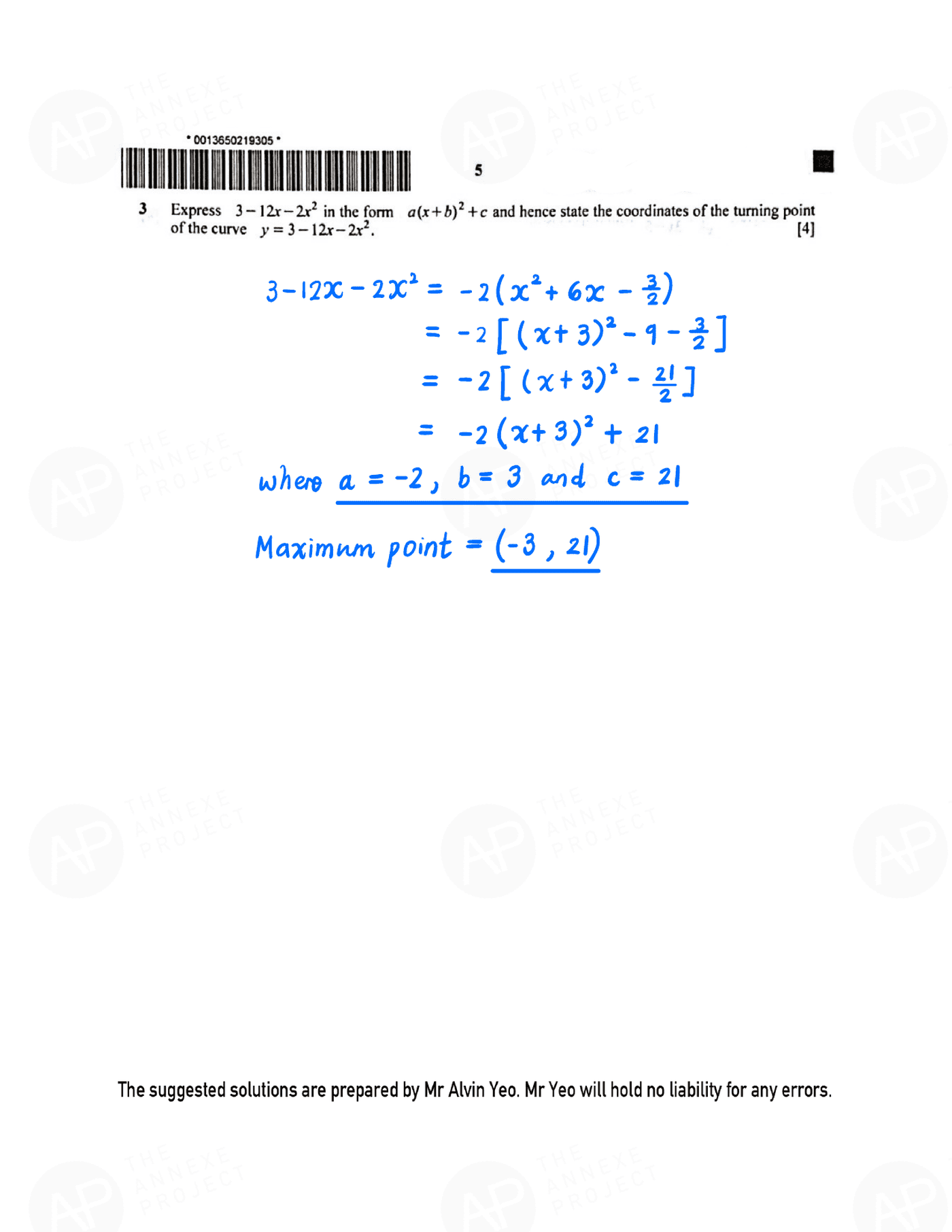 2021 O level A Math Paper 1 page 05 fs8