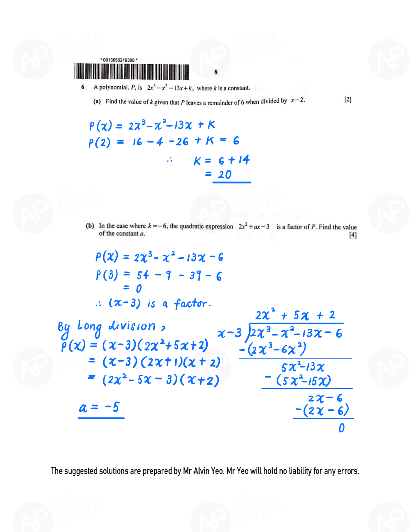 2021 O level A Math Paper 1 page 08 fs8