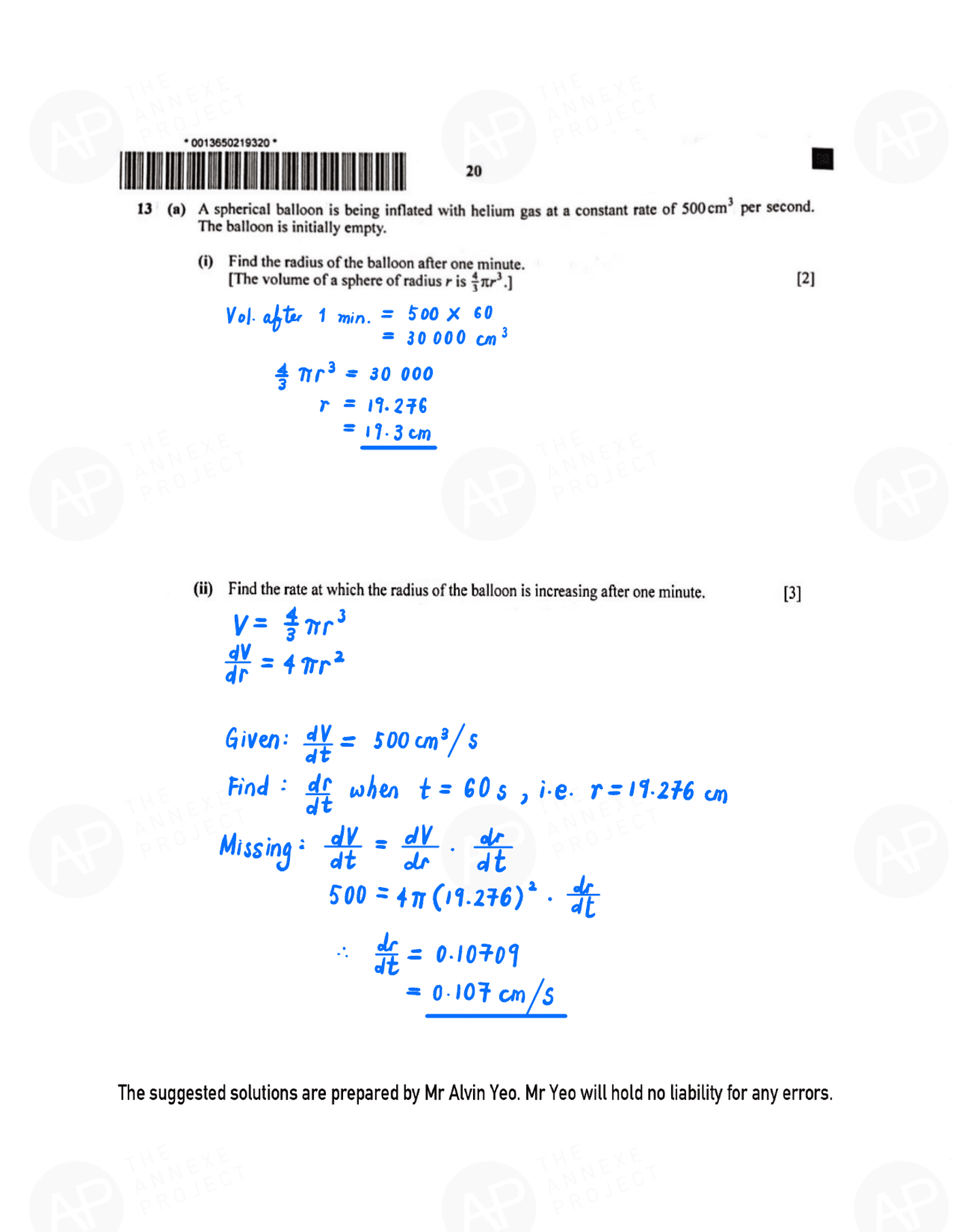2021 O level A Math Paper 1 page 20 fs8