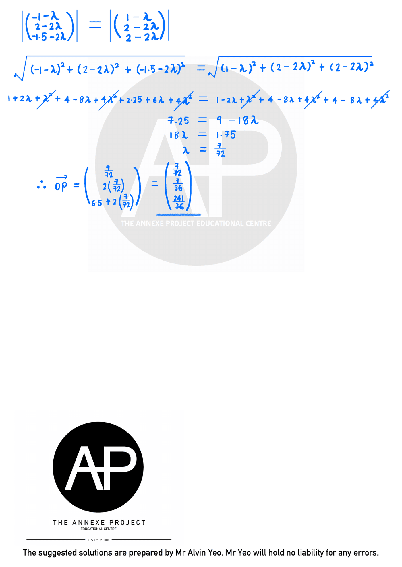 2023 A Level H2 Mathematics Paper 2 page 07