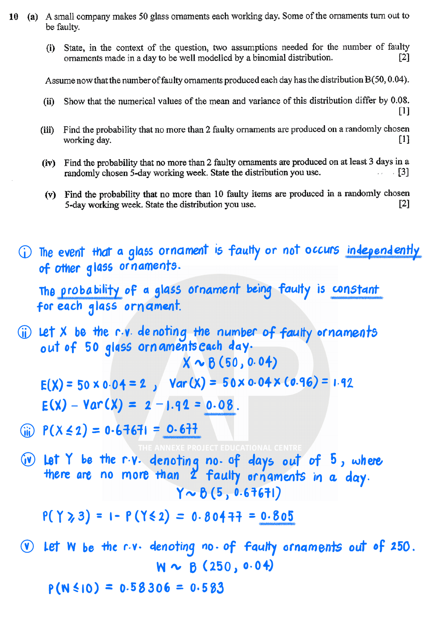 2023 A Level H2 Mathematics Paper 2 page 18