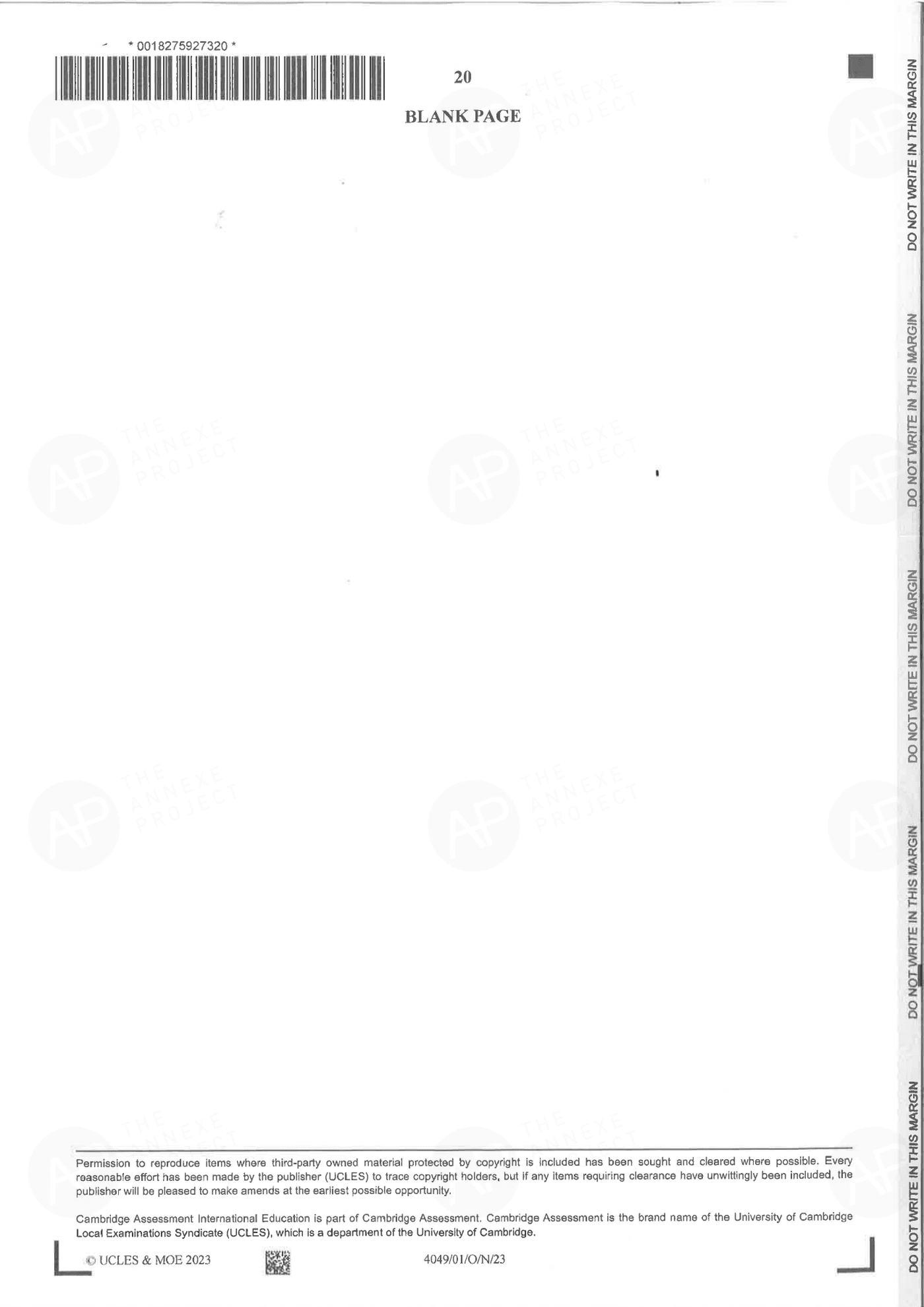 2023 O Level A Math Paper 1 solutions page 20 fs8