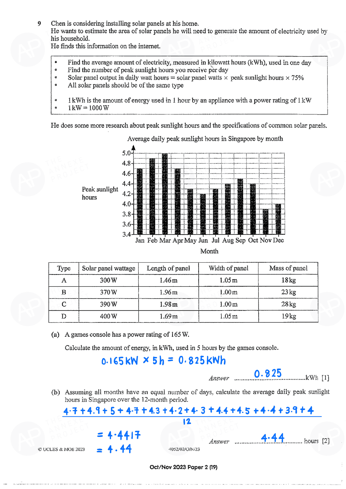 2023 O Level Elementary Mathematics Paper 2 page 18 fs8