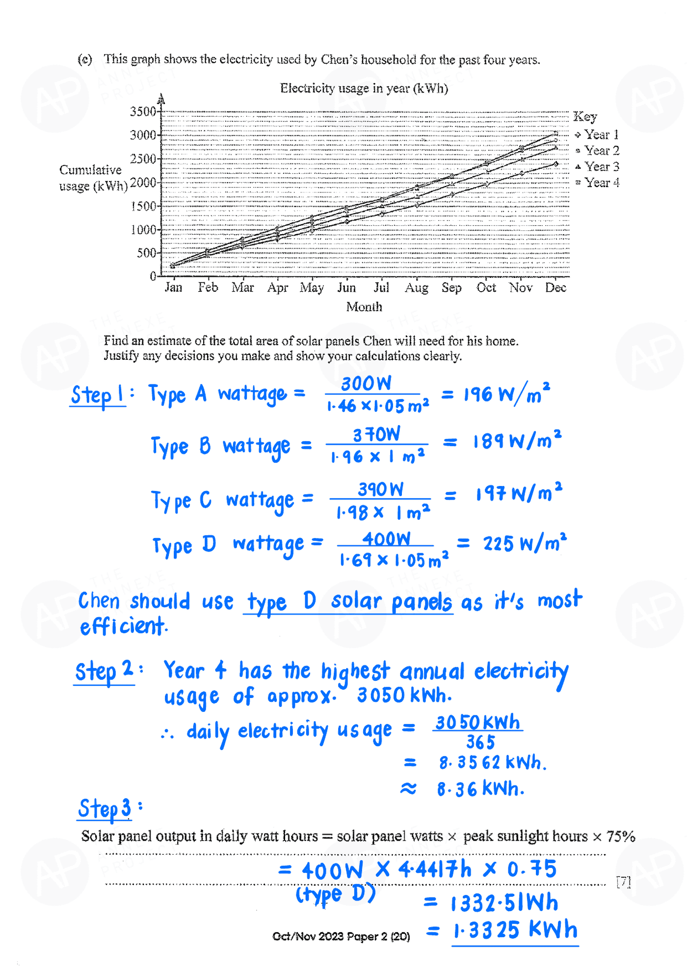 2023 O Level Elementary Mathematics Paper 2 page 19 fs8
