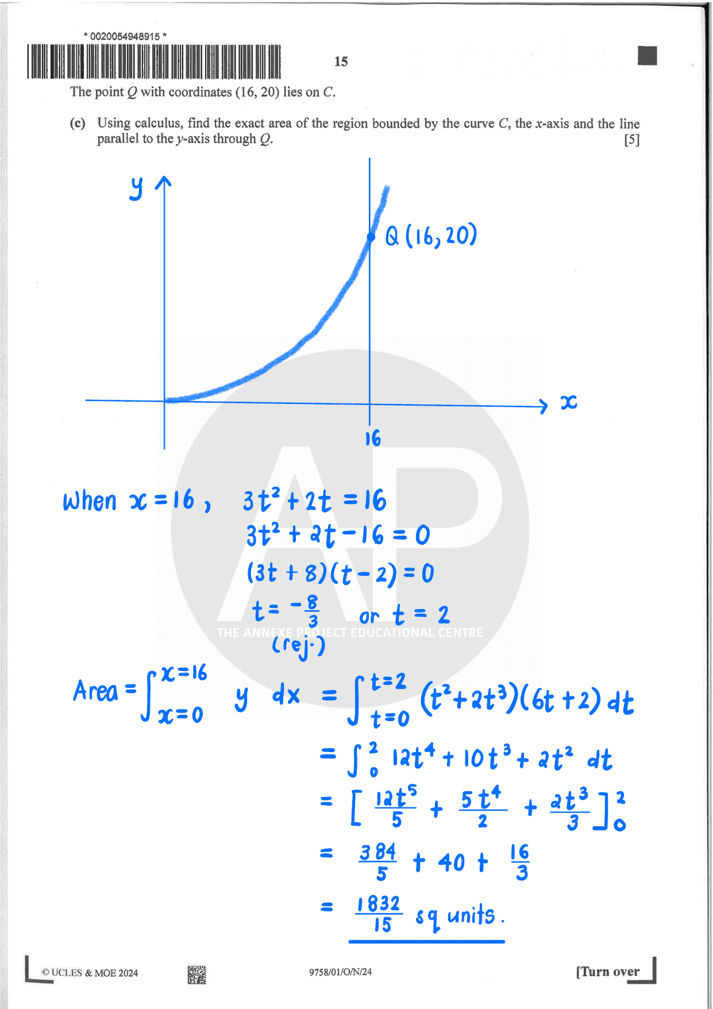 2024 A Level H2 Mathematics Paper 1 page 15