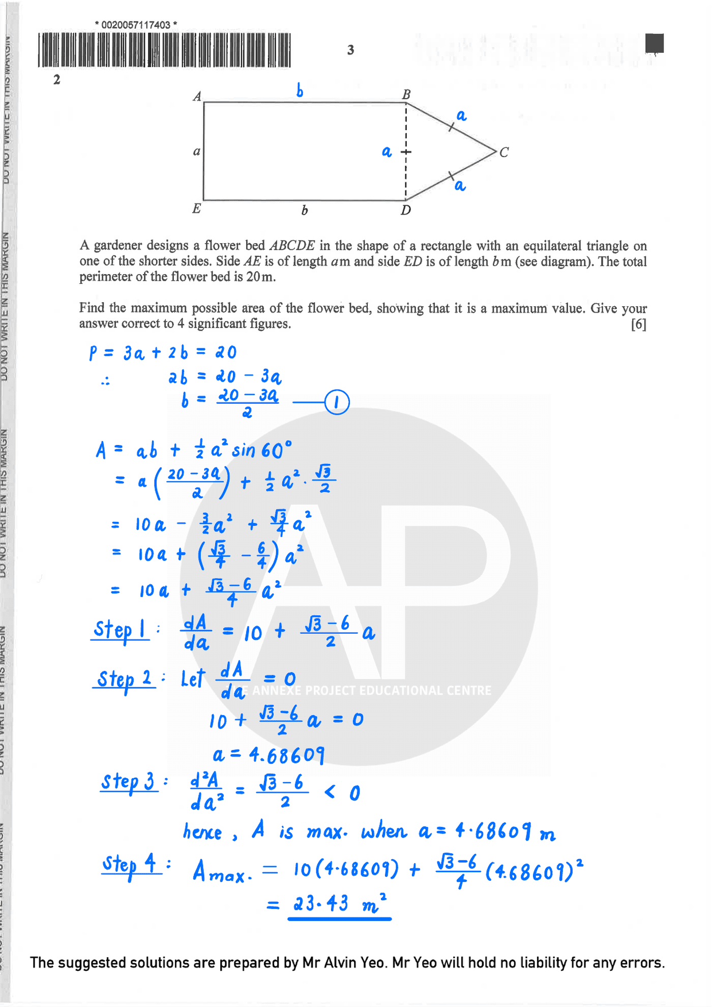 2024 A Level H2 Mathematics Paper 2 page 03