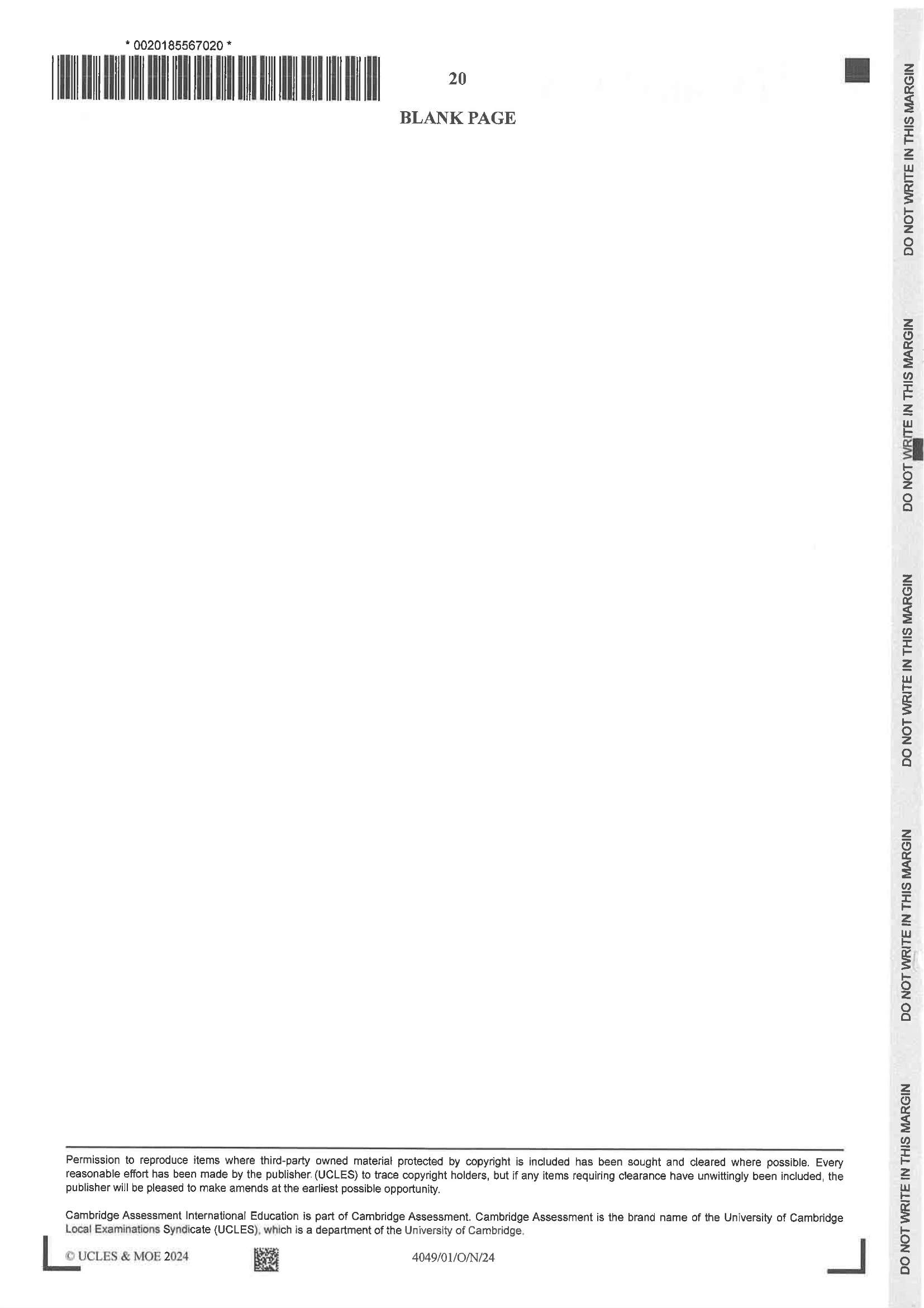 2024 O Level A Math Paper 1 Solutions page 20