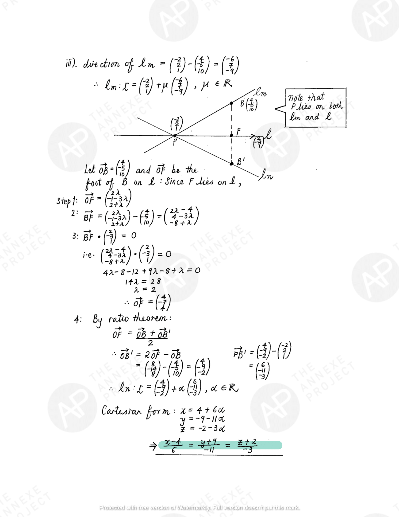 2017 GCE A LEVEL H2 MATHEMATICS SPECIMEN PAPER 1 SOLUTION 14 The Annexe Project A Level H2 Math Tuition 2017 A Level Specimen Paper 1 solution 14