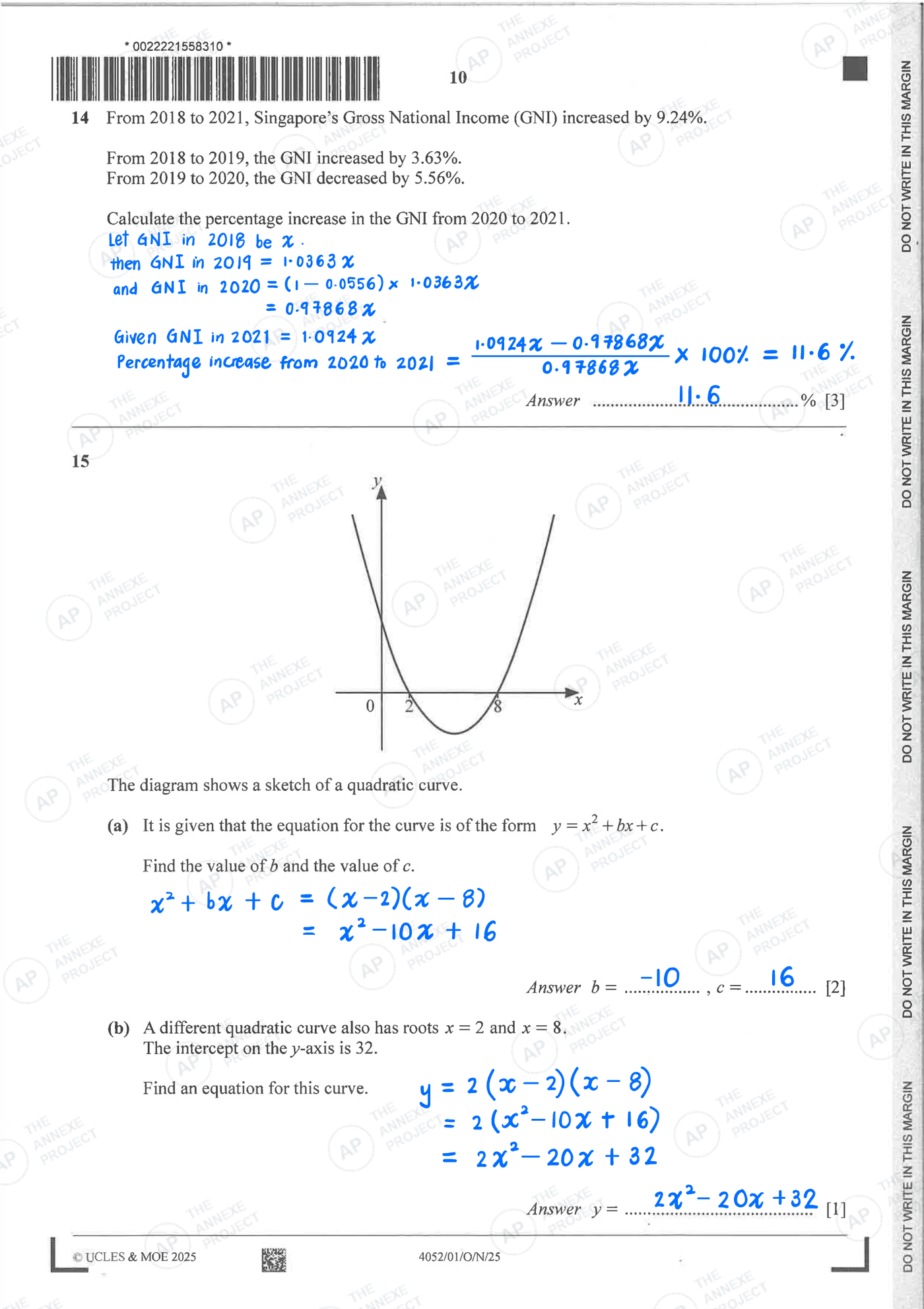 2025 O-LEVEL E MATH PAPER 1 SOLUTION 10 2025 O Level Elementary Mathematics Paper 1 Solutions page 10 fs8 1
