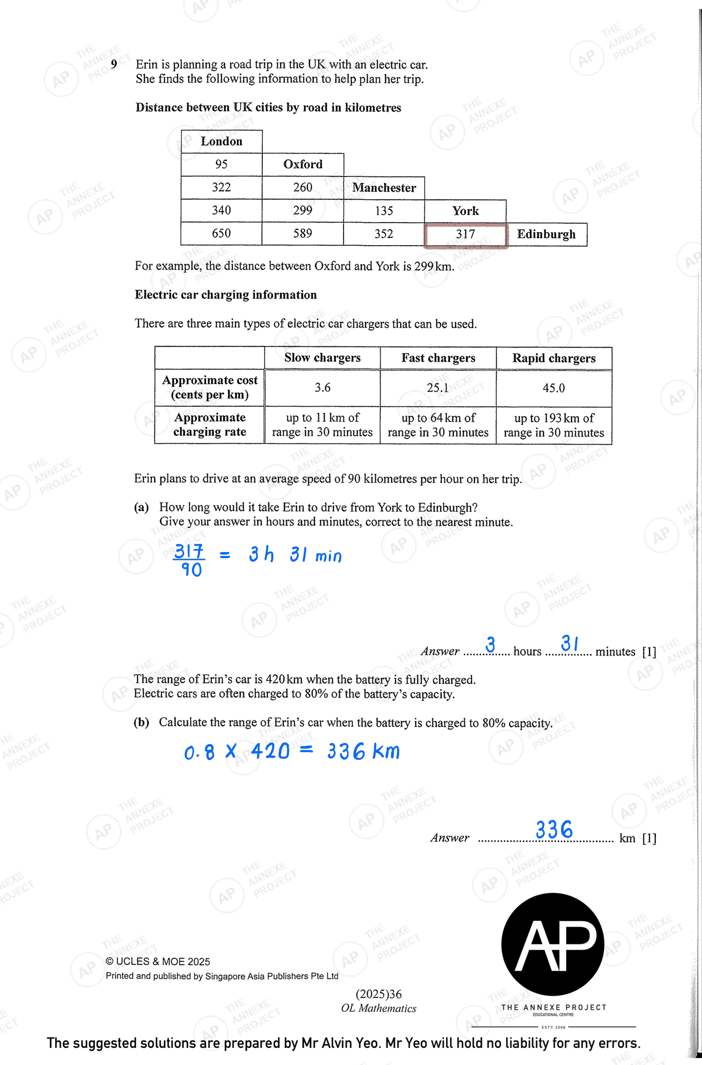 2025 GCE O-LEVEL E MATH PAPER 2 SOLUTION 18 2025 O Level Elementary Mathematics Paper 2 Solutions page 18 fs8