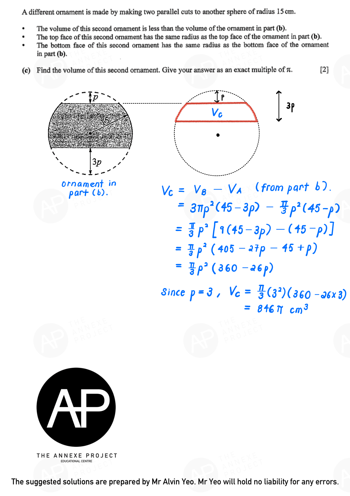 2022 GCE A LEVEL H2 MATHEMATICS PAPER 2 SOLUTION 12 2022 A Level H2 Mathematics Paper 2 solution page 11 fs8