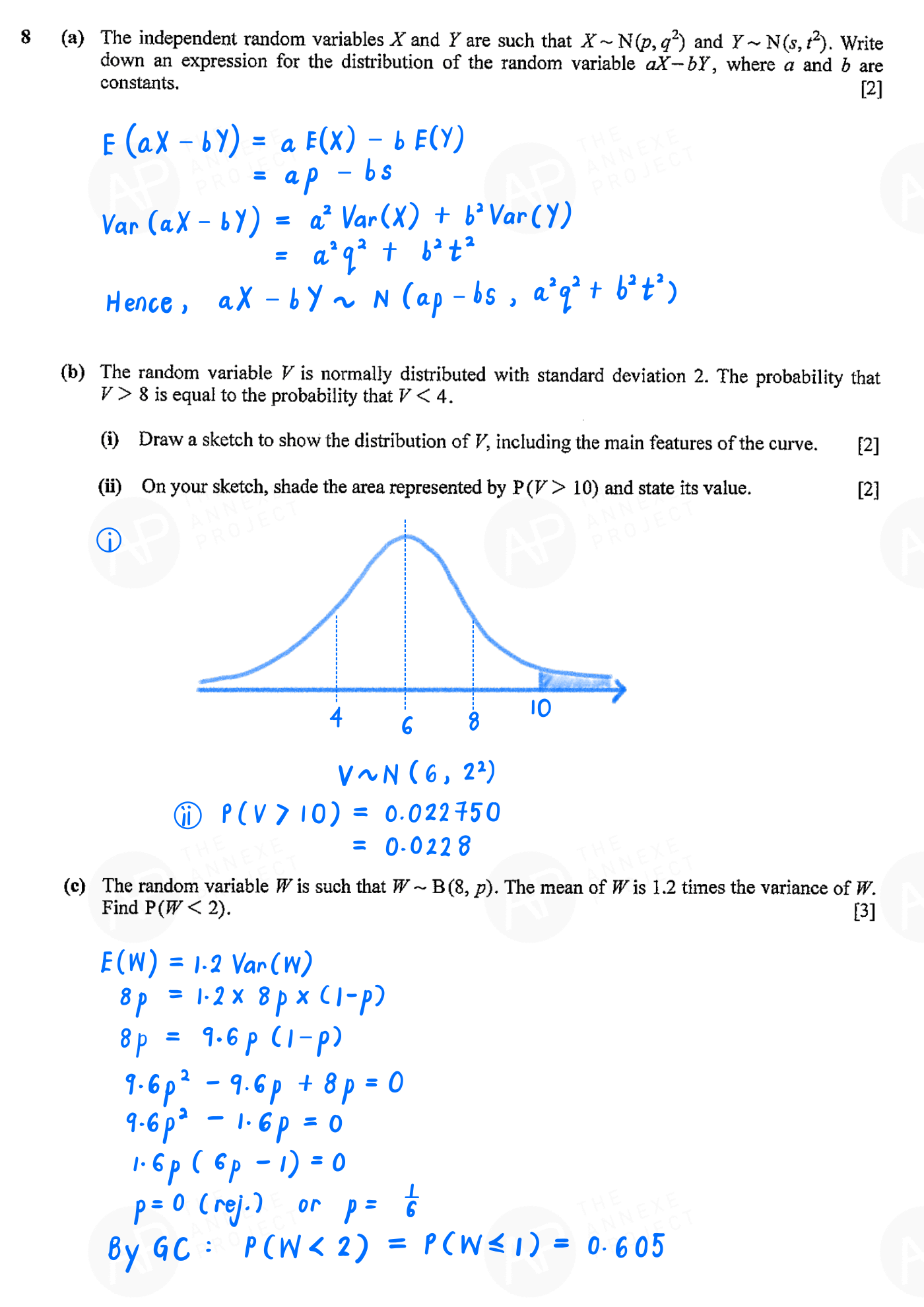 2022 GCE A LEVEL H2 MATHEMATICS PAPER 2 SOLUTION 15 2022 A Level H2 Mathematics Paper 2 solution page 14 fs8