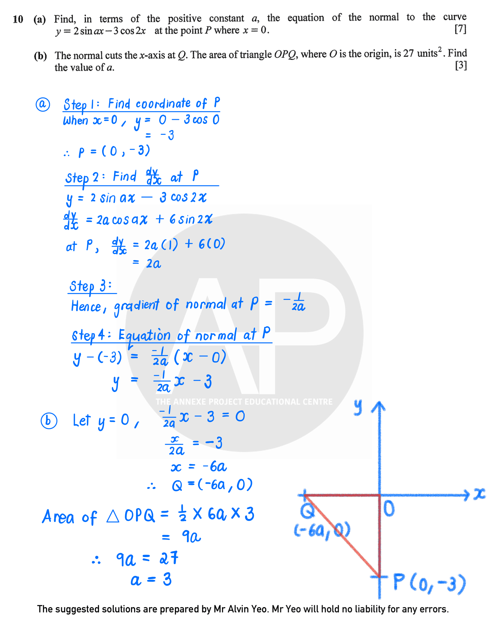 2025 O Level A Math Paper 1 Solutions page 11