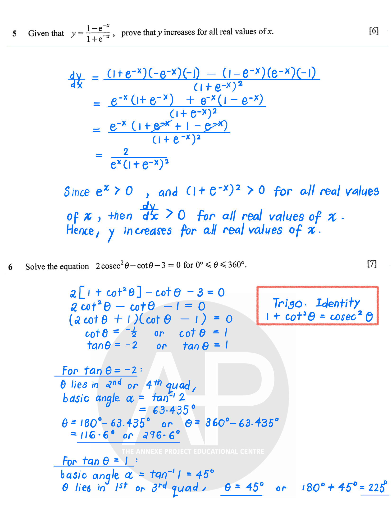 2025 O Level A Math Paper 2 Solutions page 6