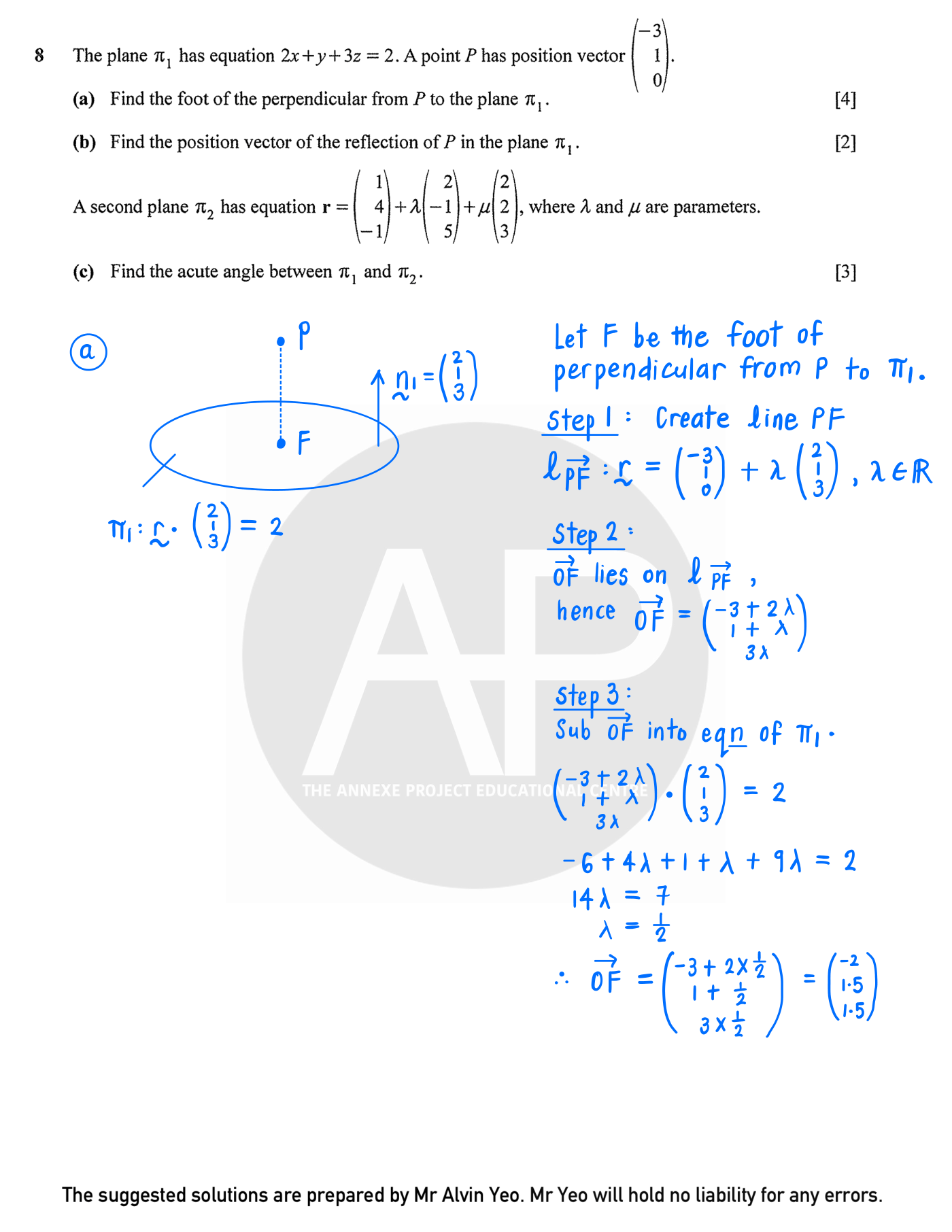 2025 GCE A Level H2 Mathematics Paper 1 Solution 11 2025 A Level H2 Mathematics Paper 1 page 10