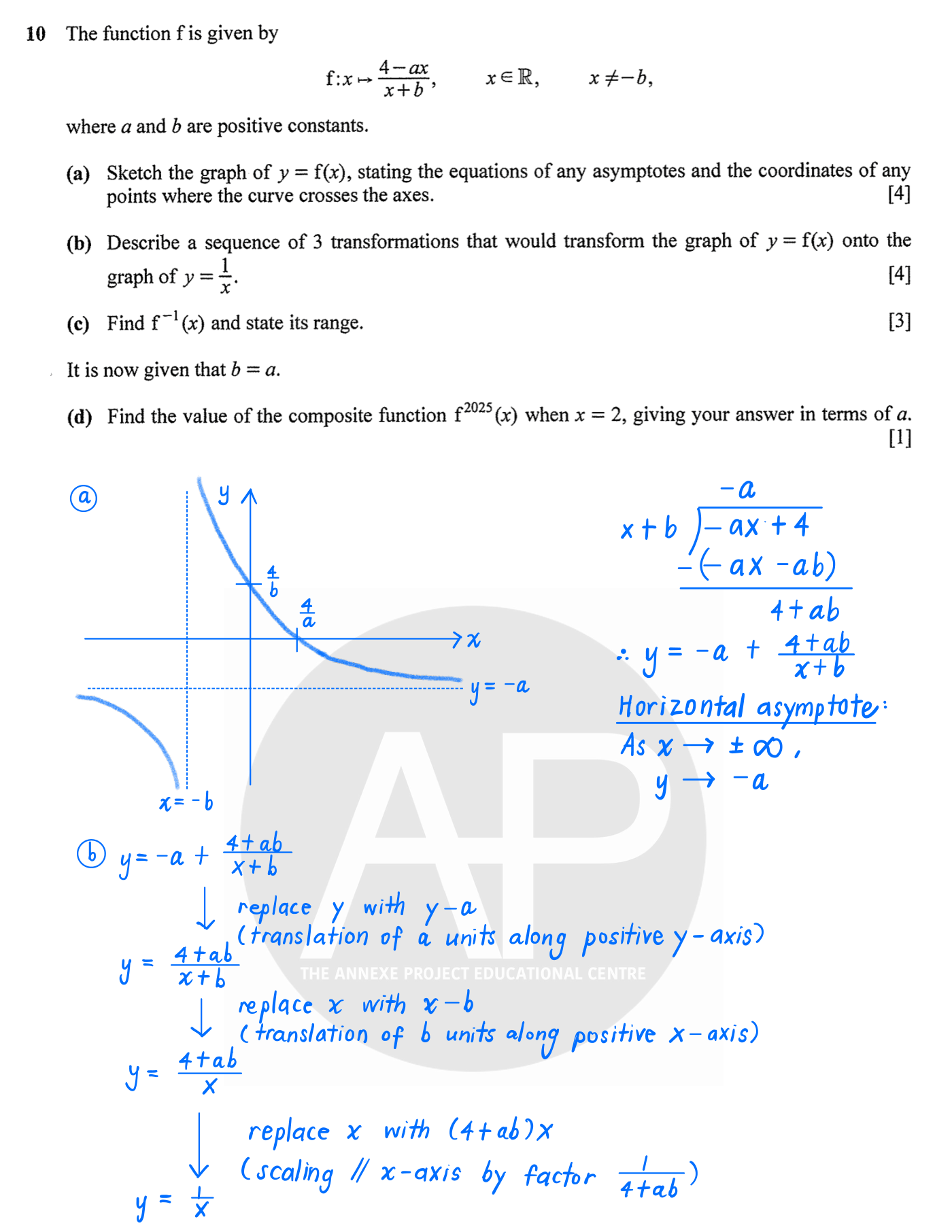 2025 GCE A Level H2 Mathematics Paper 1 Solution 15 2025 A Level H2 Mathematics Paper 1 page 14