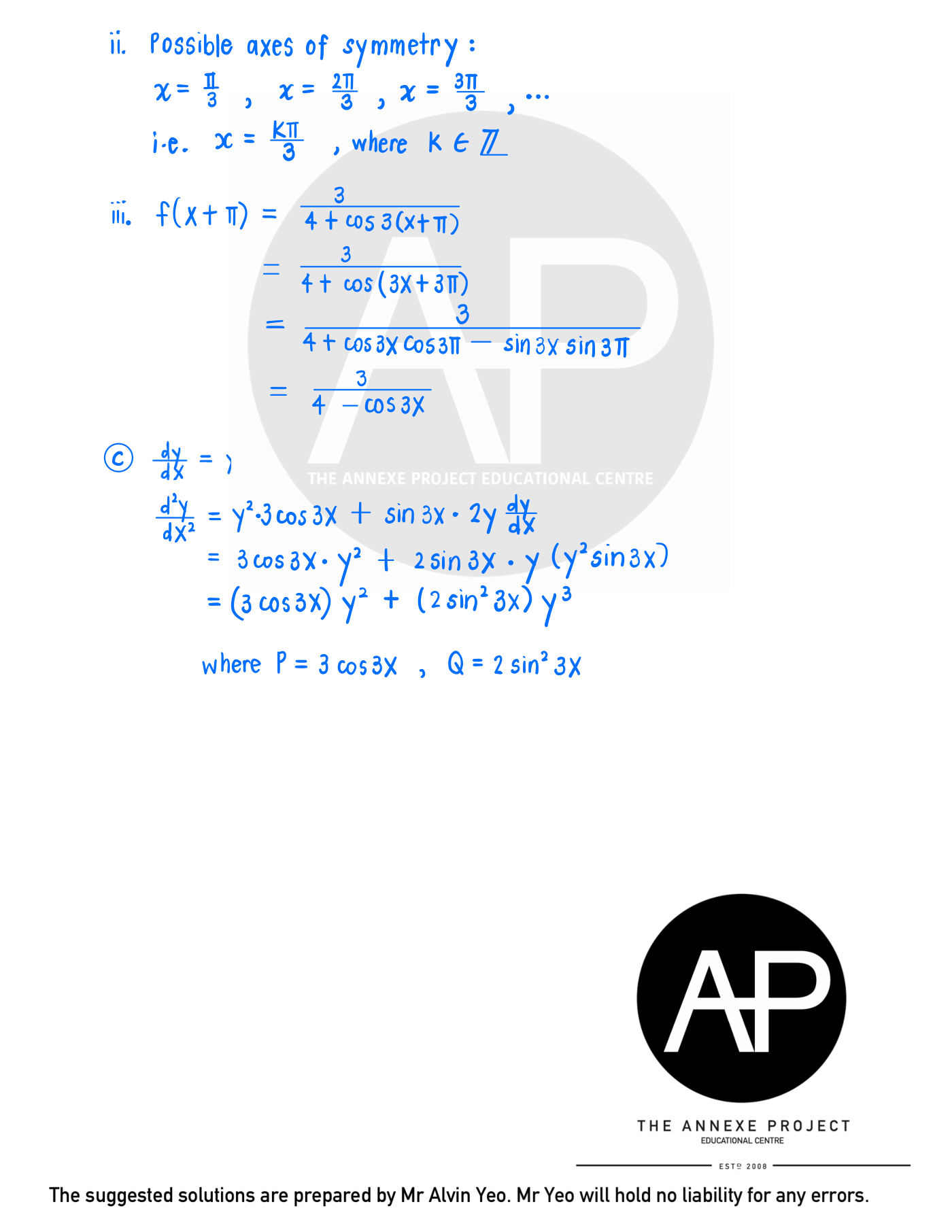 2025 GCE A Level H2 Mathematics Paper 2 Solution 6 2025 A Level H2 Mathematics Paper 2 page 05