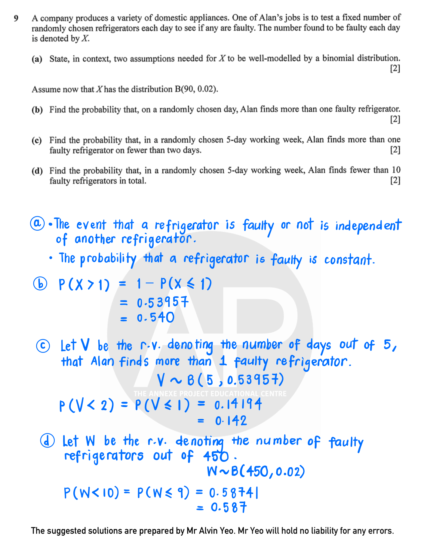 2025 GCE A Level H2 Mathematics Paper 2 Solution 17 2025 A Level H2 Mathematics Paper 2 page 16