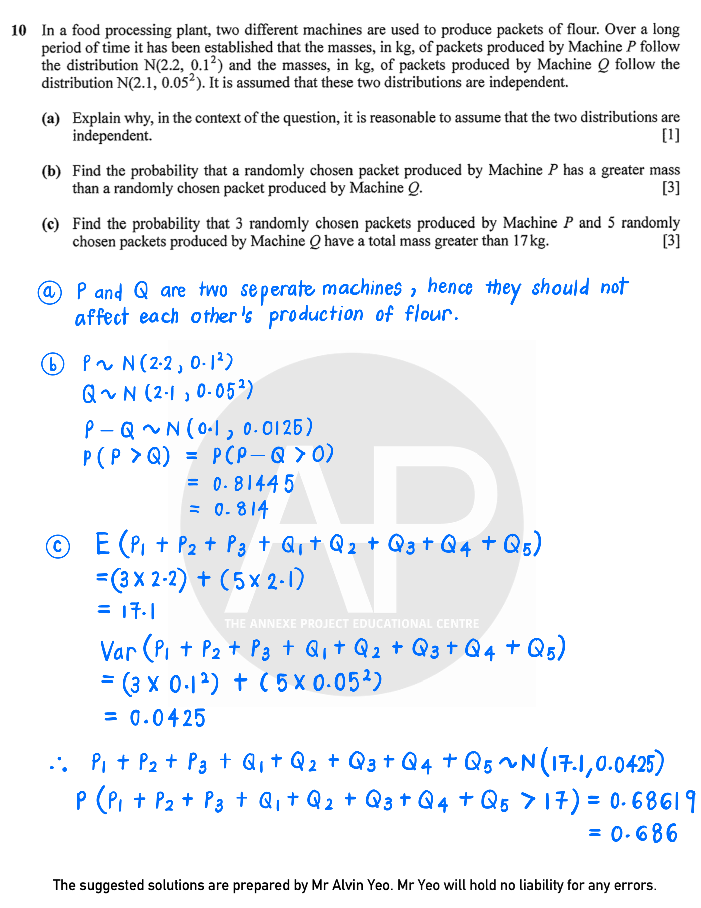 2025 GCE A Level H2 Mathematics Paper 2 Solution 19 2025 A Level H2 Mathematics Paper 2 page 18